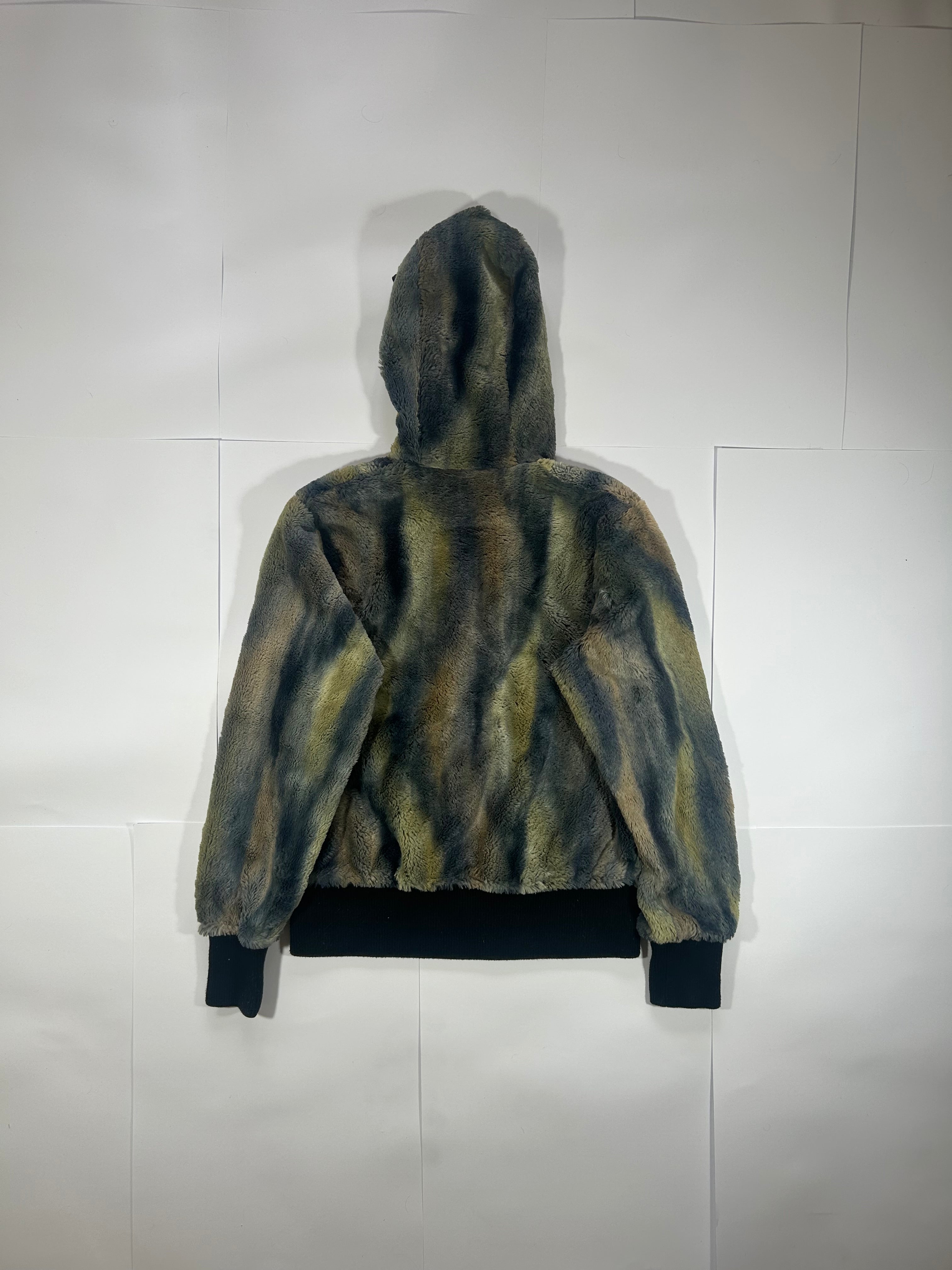 Ocieplana bluza Columbia z futrem w stylu y2k