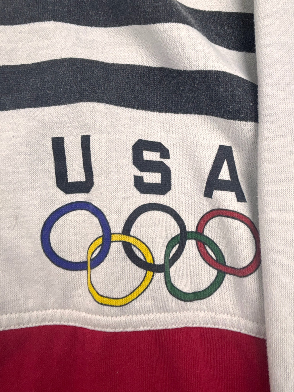 1992 Olympics Adidas USA Team Bluza Pullover Igrzyska Olimpijskie RARE 90s Vintage