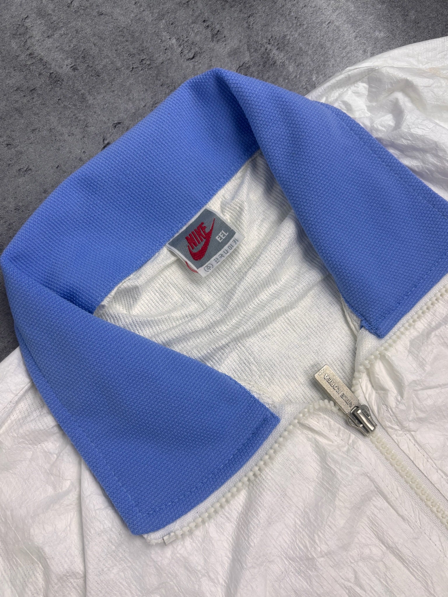 1988 Nike Seul Olympics Games South Korea Asian Market Paper Jacket Windbreaker Zip Up  1992 Nike 80s Vintage