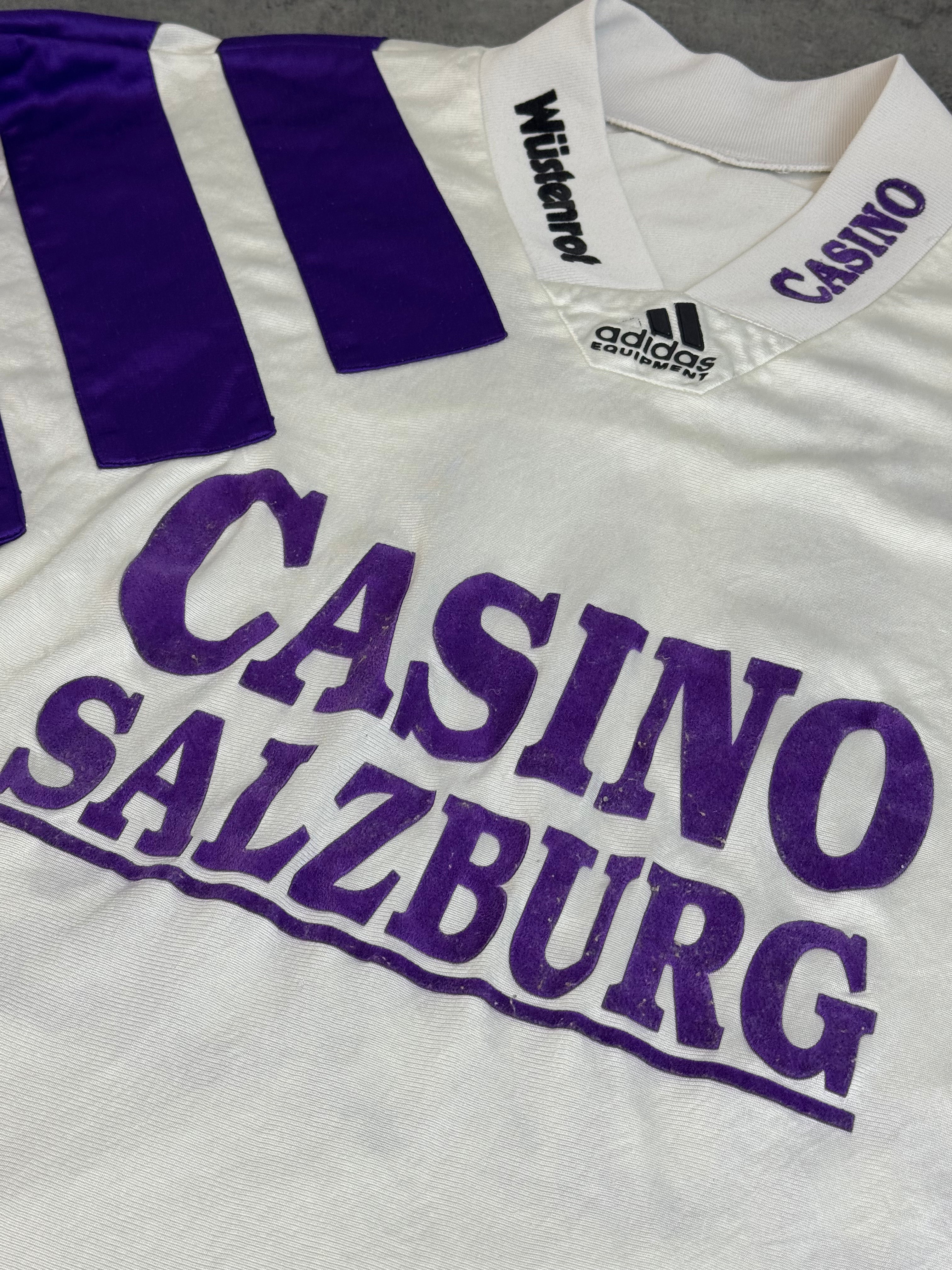 CASINO SALZBURG 1992-93 HOME SHIRT ADIDAS JERSEY SOCCER VINTAGE Equipment 90s