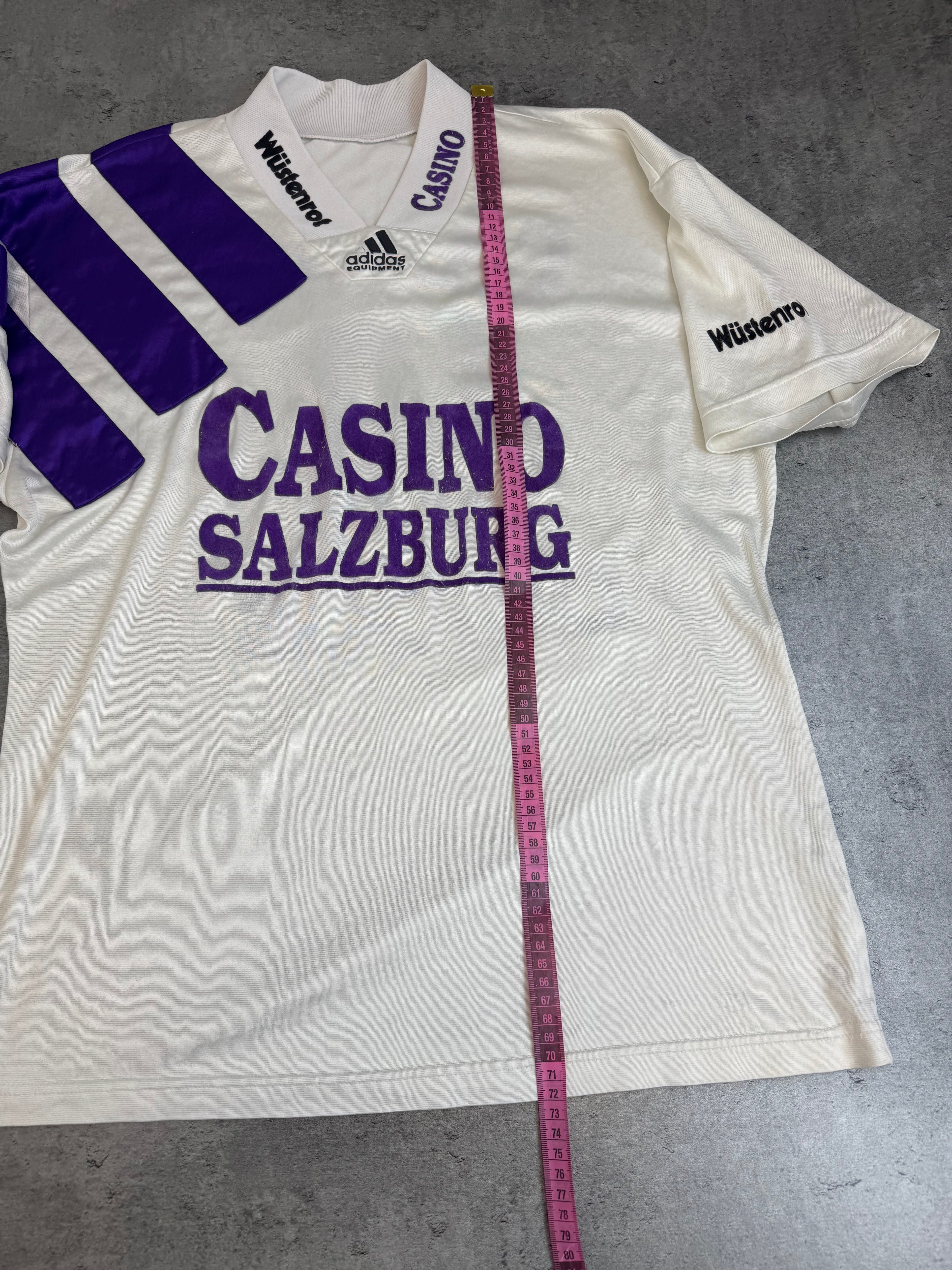 CASINO SALZBURG 1992-93 HOME SHIRT ADIDAS JERSEY SOCCER VINTAGE Equipment 90s