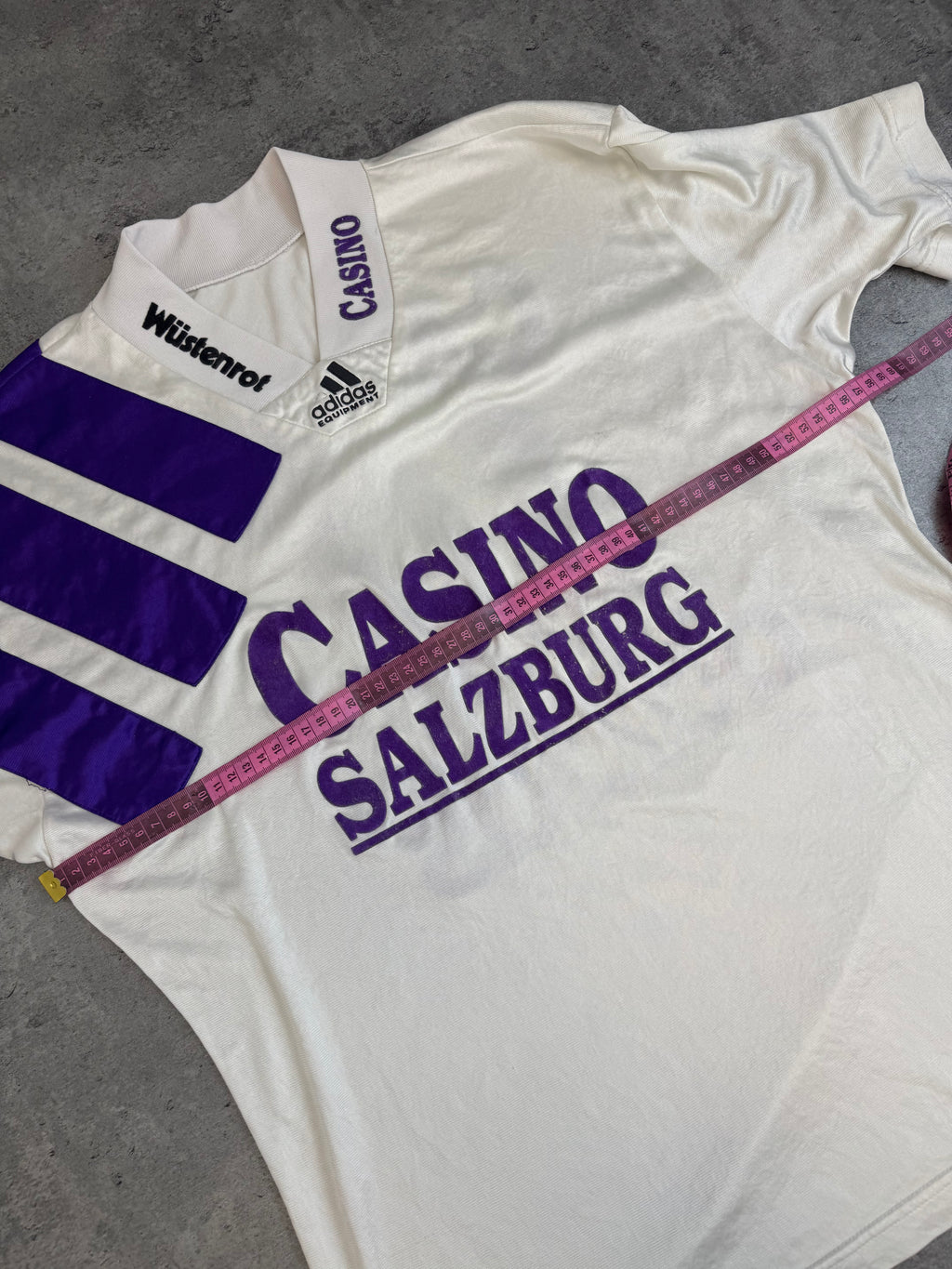 CASINO SALZBURG 1992-93 HOME SHIRT ADIDAS JERSEY SOCCER VINTAGE Equipment 90s