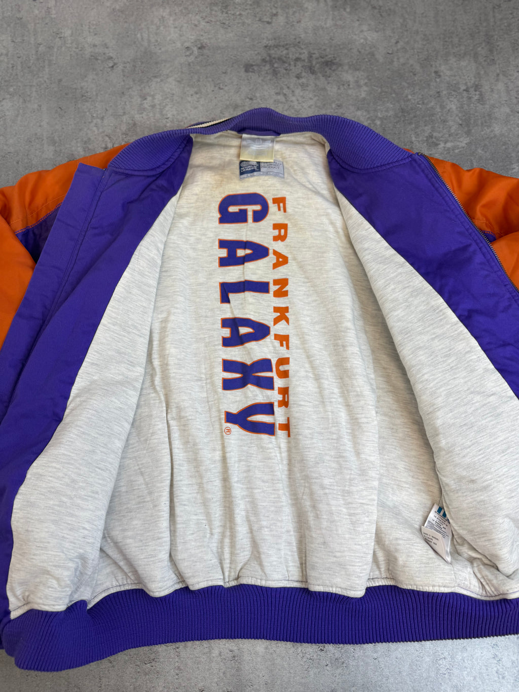1992 Frankfurt Galaxy World League Bomber Jacket Adidas Originals 90s Varsity NFL