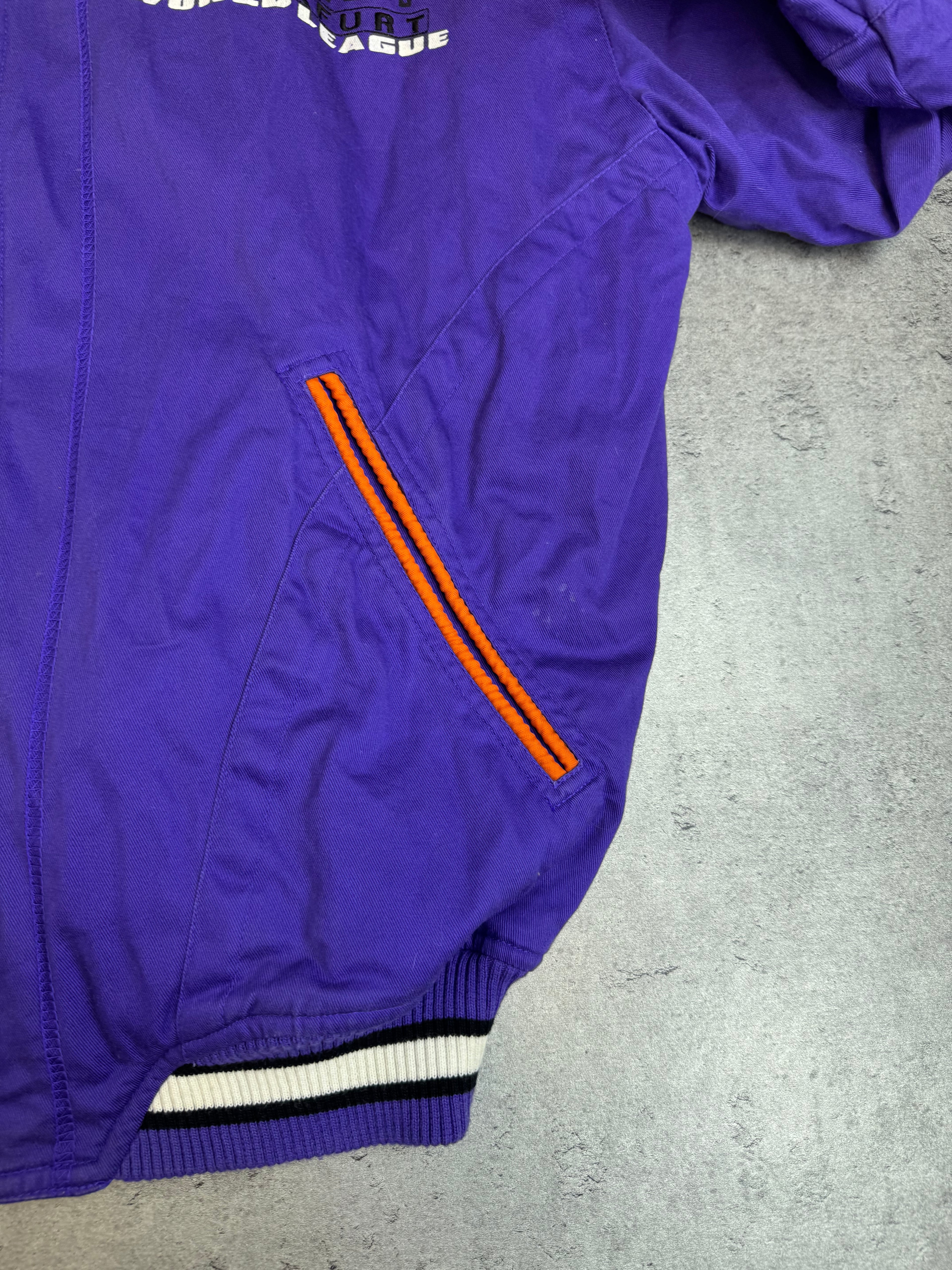 1992 Frankfurt Galaxy World League Bomber Jacket Adidas Originals 90s Varsity NFL