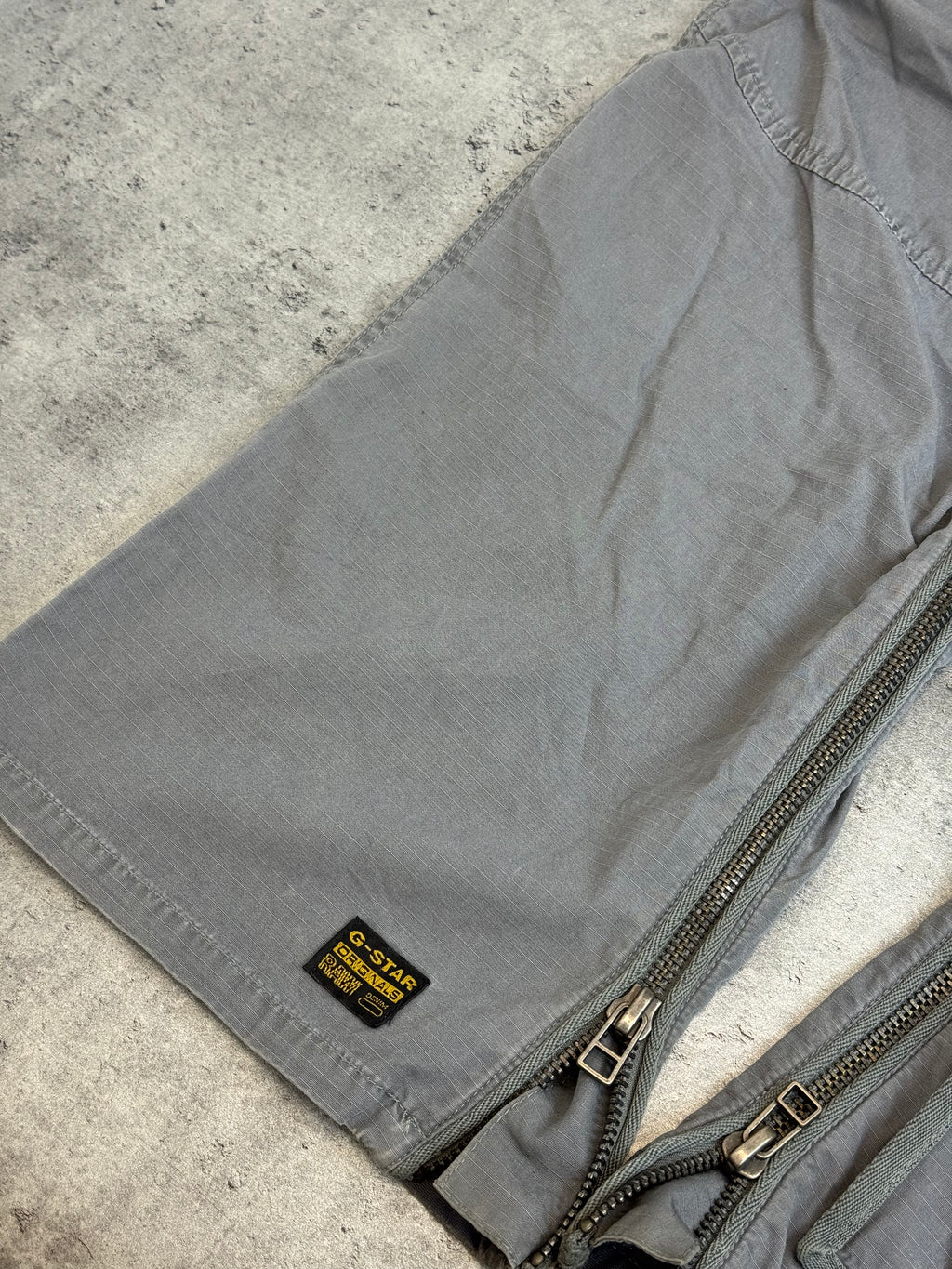 G-Star Raw Baggy Wide Leg Spodnie Cargo Multicpocked Zipped tech Wear