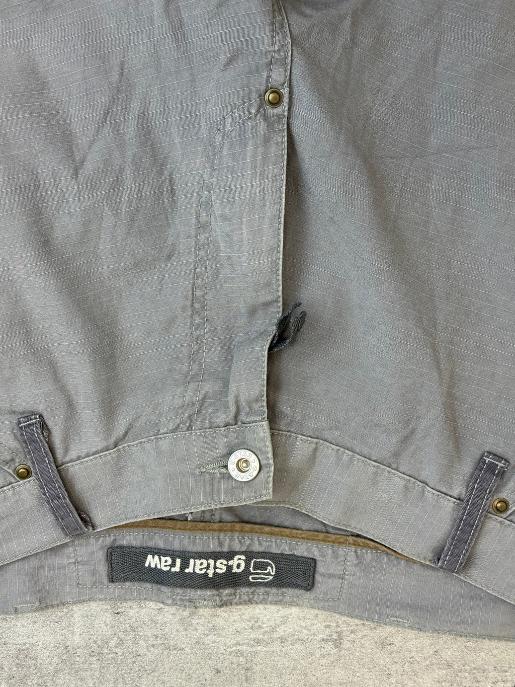 G-Star Raw Baggy Wide Leg Spodnie Cargo Multicpocked Zipped tech Wear