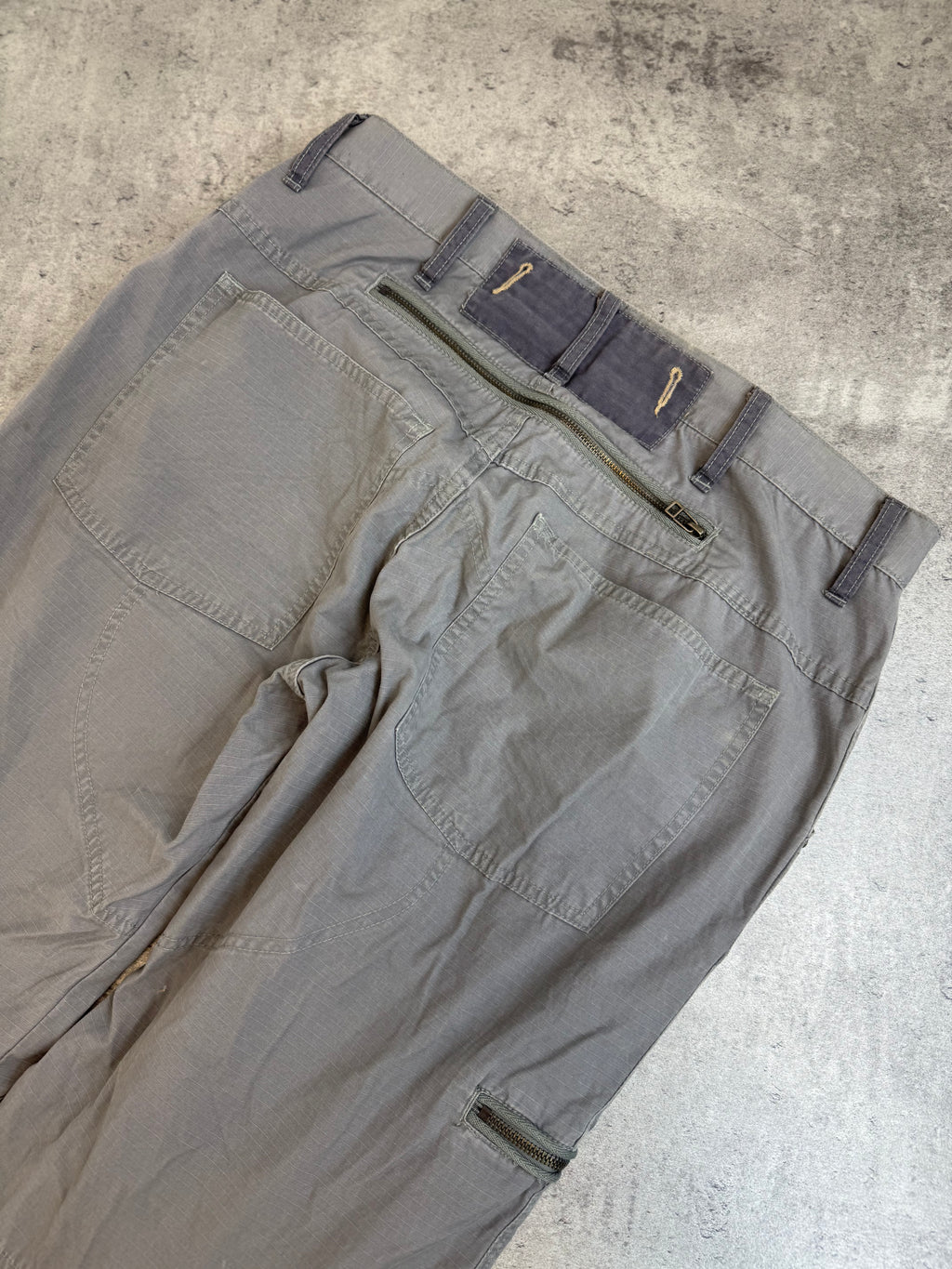 G-Star Raw Baggy Wide Leg Spodnie Cargo Multicpocked Zipped tech Wear