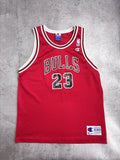 CHICAGO BULLS MICHAEL JORDAN 90S CHAMPION BASKETBALL NBA JERSEY KOSZULKA KOSZYKARSKA NA RAMIĄCZKACH