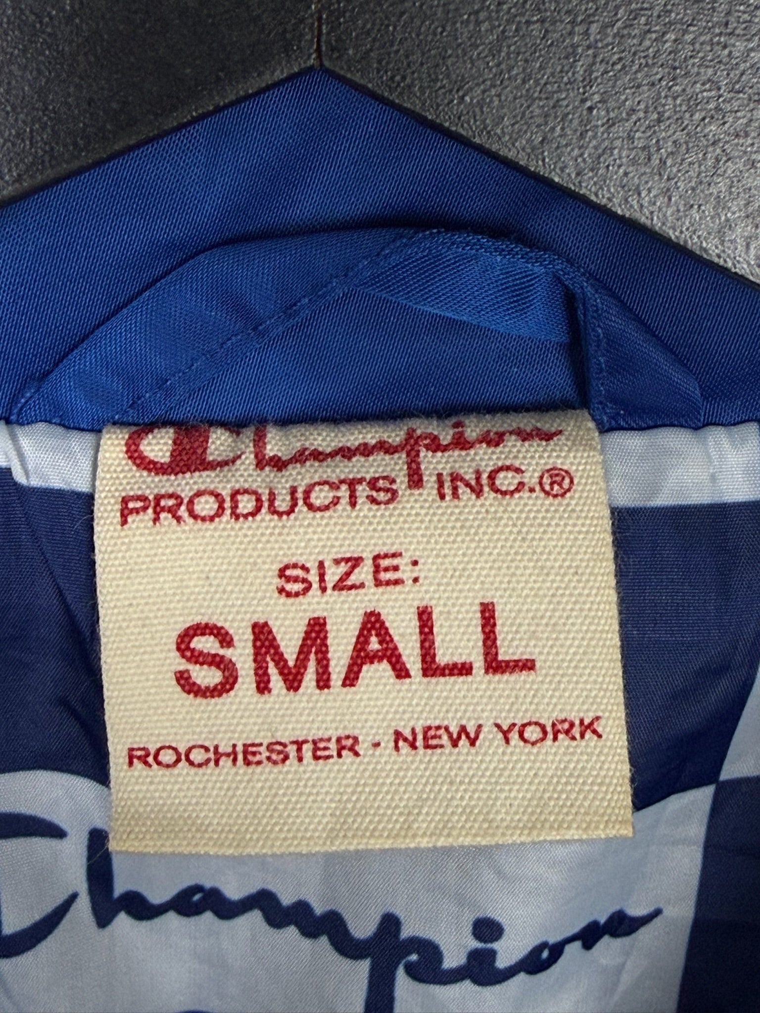 Champion Coach Jacket Blue Size S