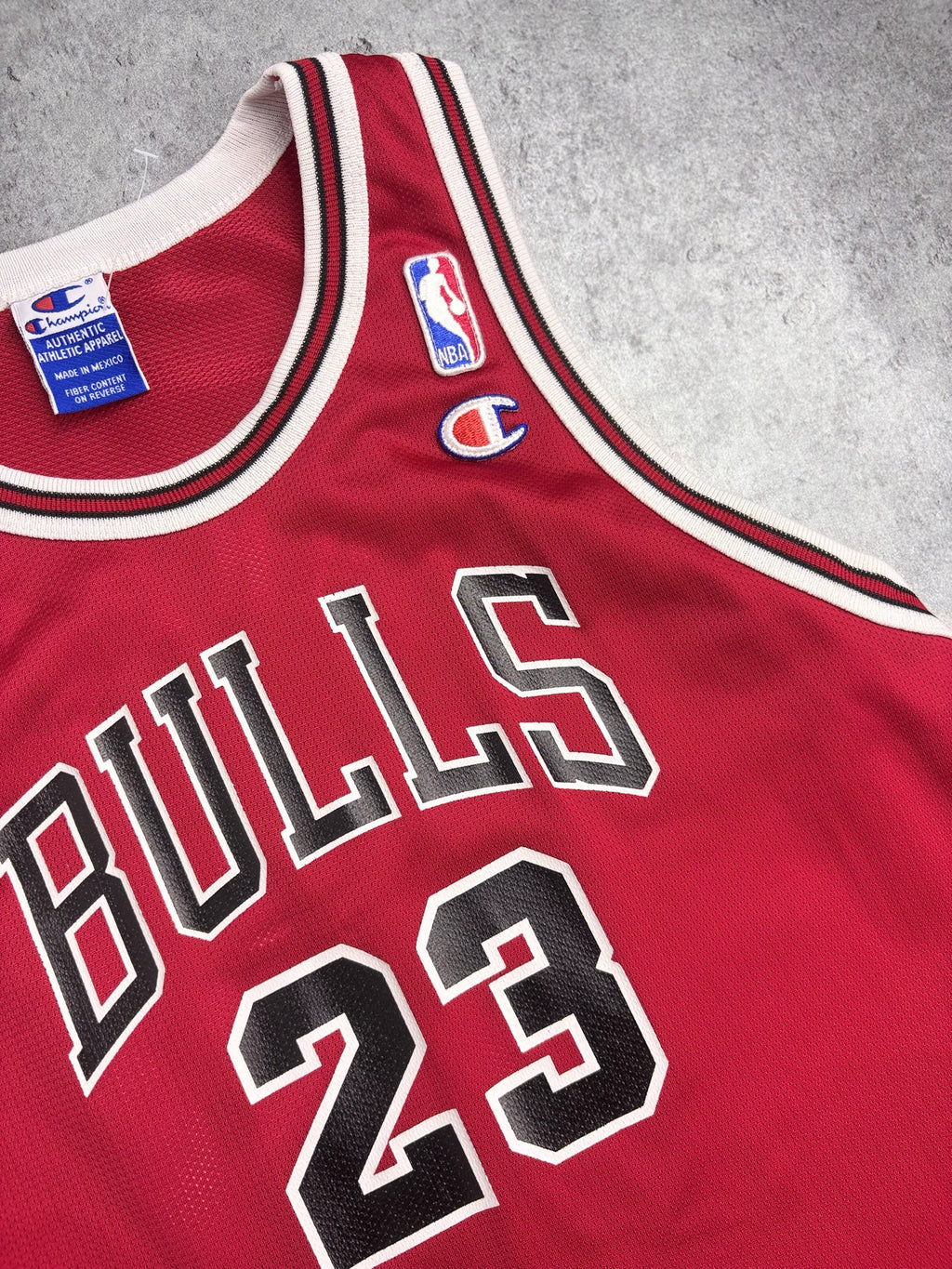 CHICAGO BULLS MICHAEL JORDAN 90S CHAMPION BASKETBALL NBA JERSEY KOSZULKA KOSZYKARSKA NA RAMIĄCZKACH