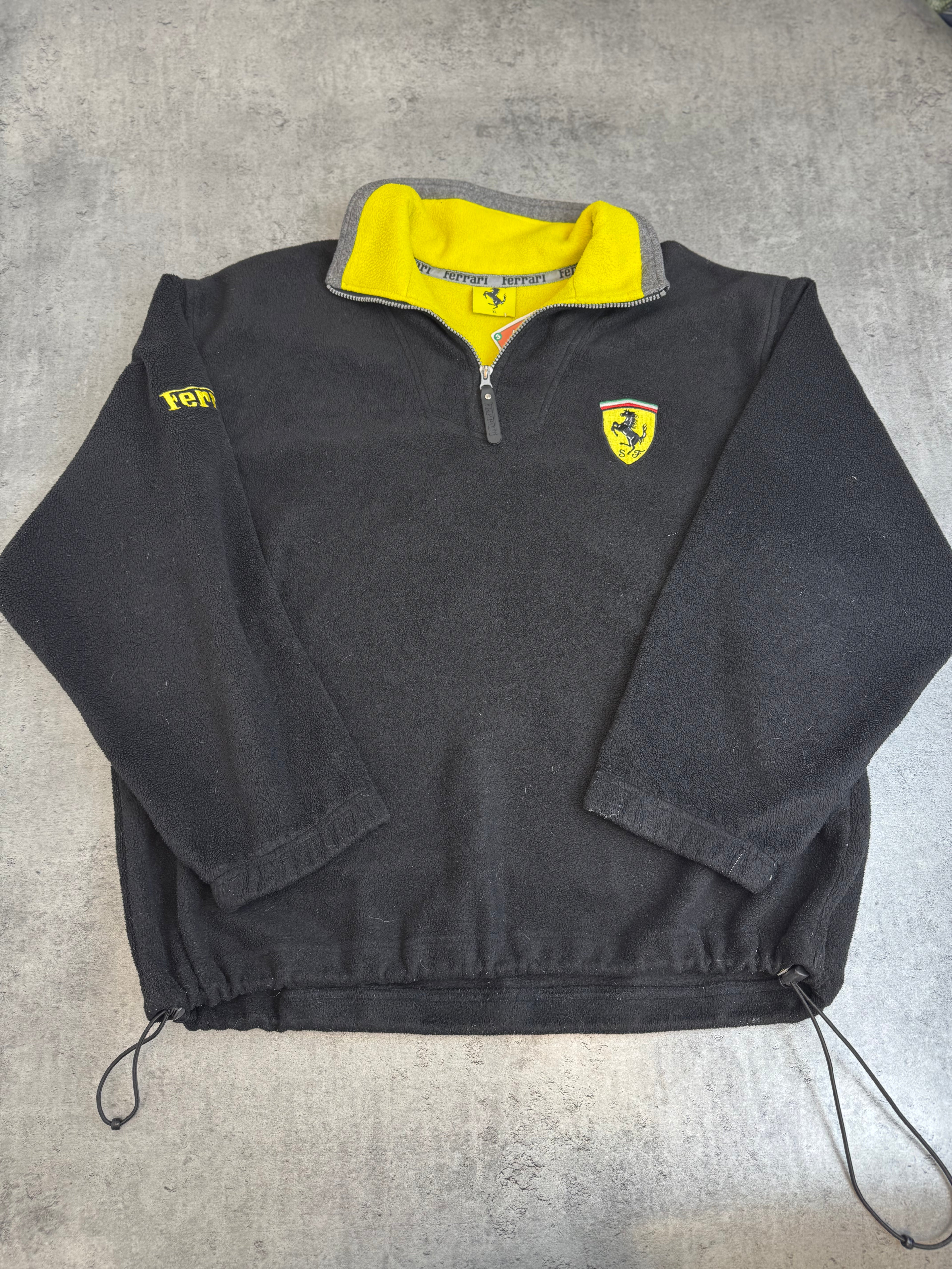 1997 Ferrari Vintage 1/4 Zip 90s Bluza Polar bez Kaptura Premium Racing Wyścigowa 90s