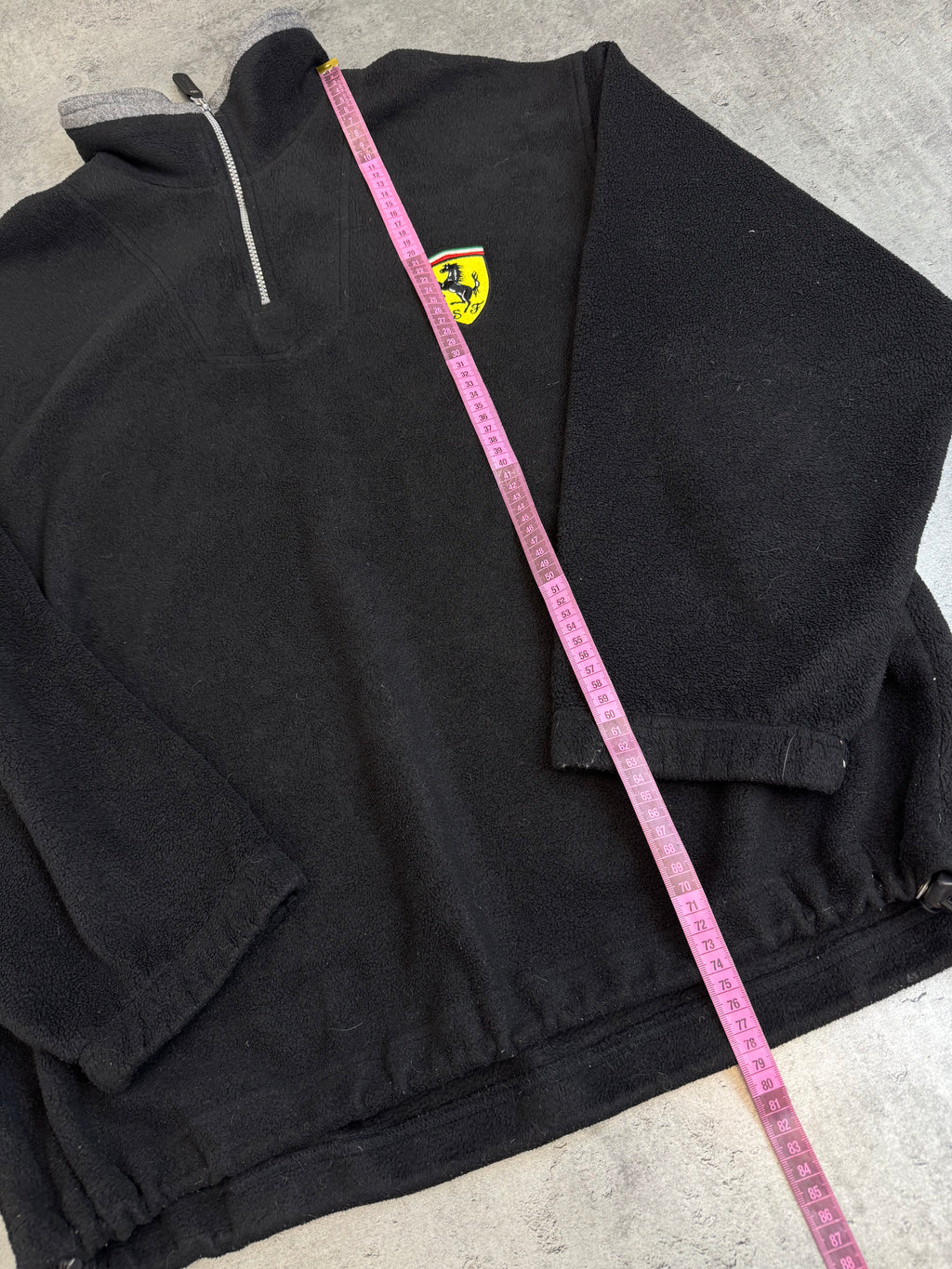 1997 Ferrari Vintage 1/4 Zip 90s Bluza Polar bez Kaptura Premium Racing Wyścigowa 90s