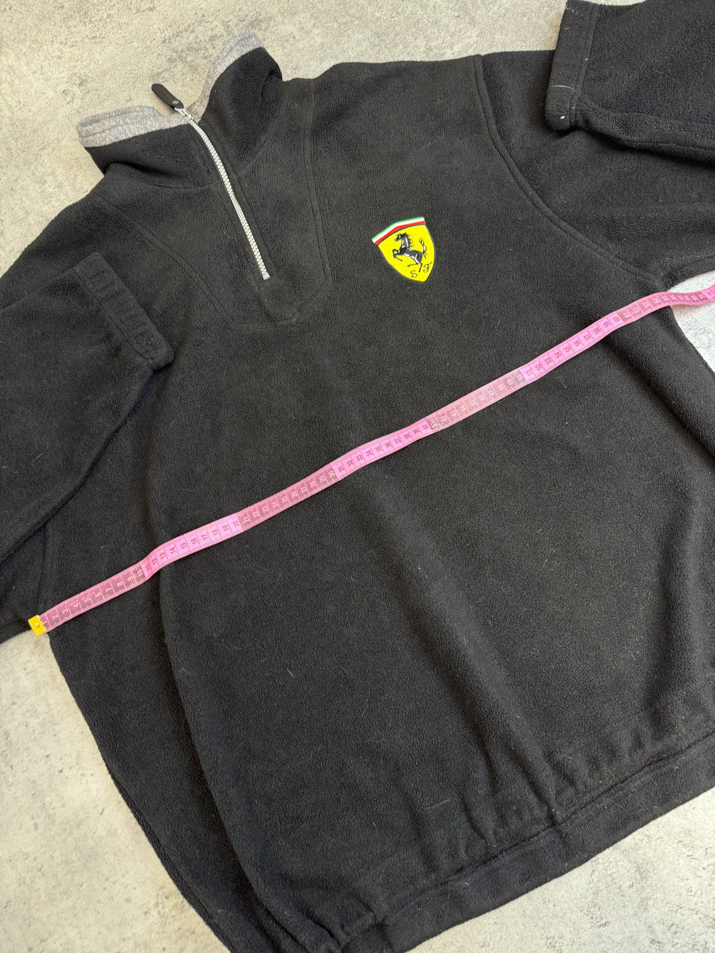 1997 Ferrari Vintage 1/4 Zip 90s Bluza Polar bez Kaptura Premium Racing Wyścigowa 90s