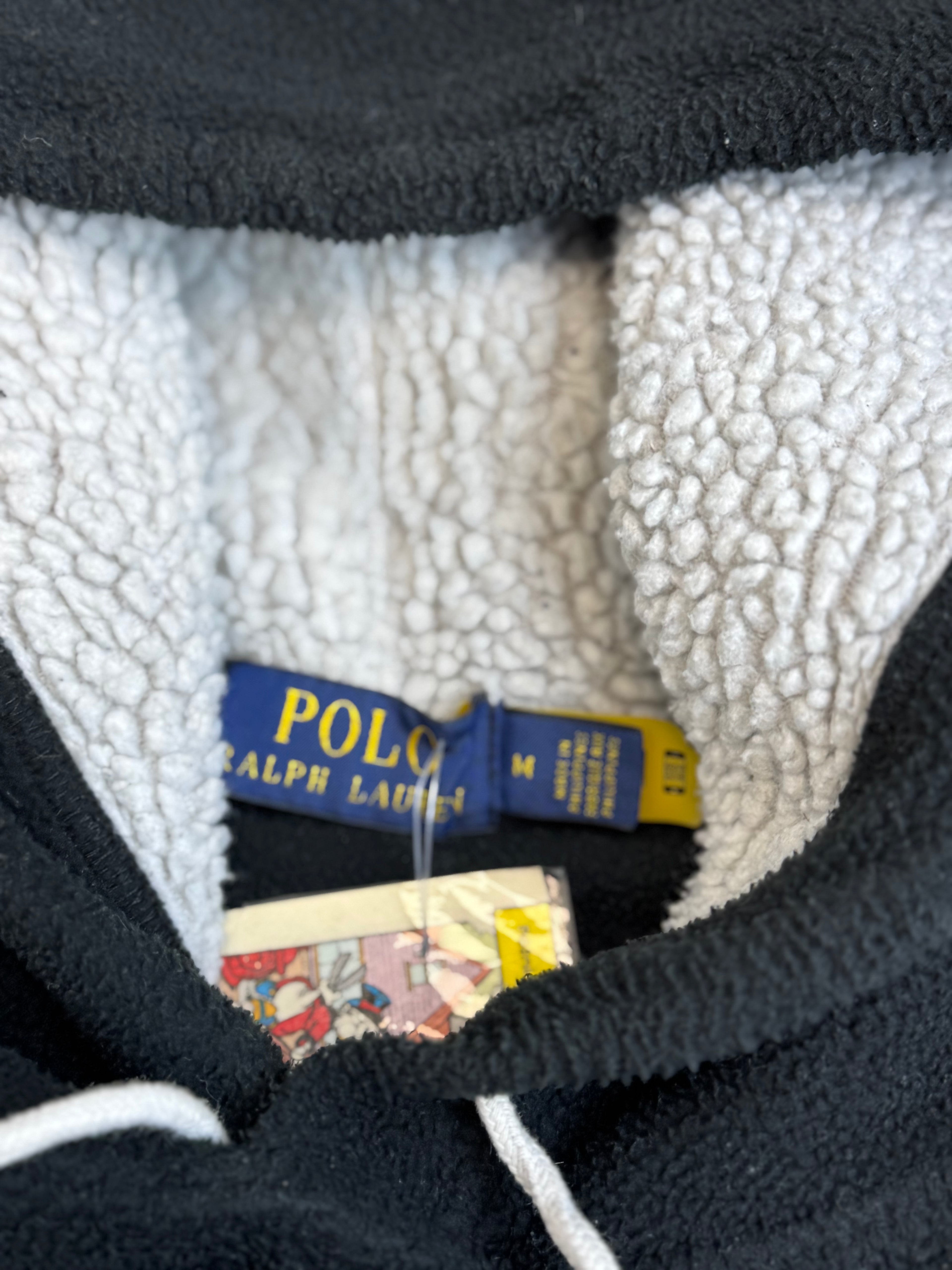 Polo by Ralph Lauren Sherpa Hoodie Bluza z Kapturem Polar Teddy Damska