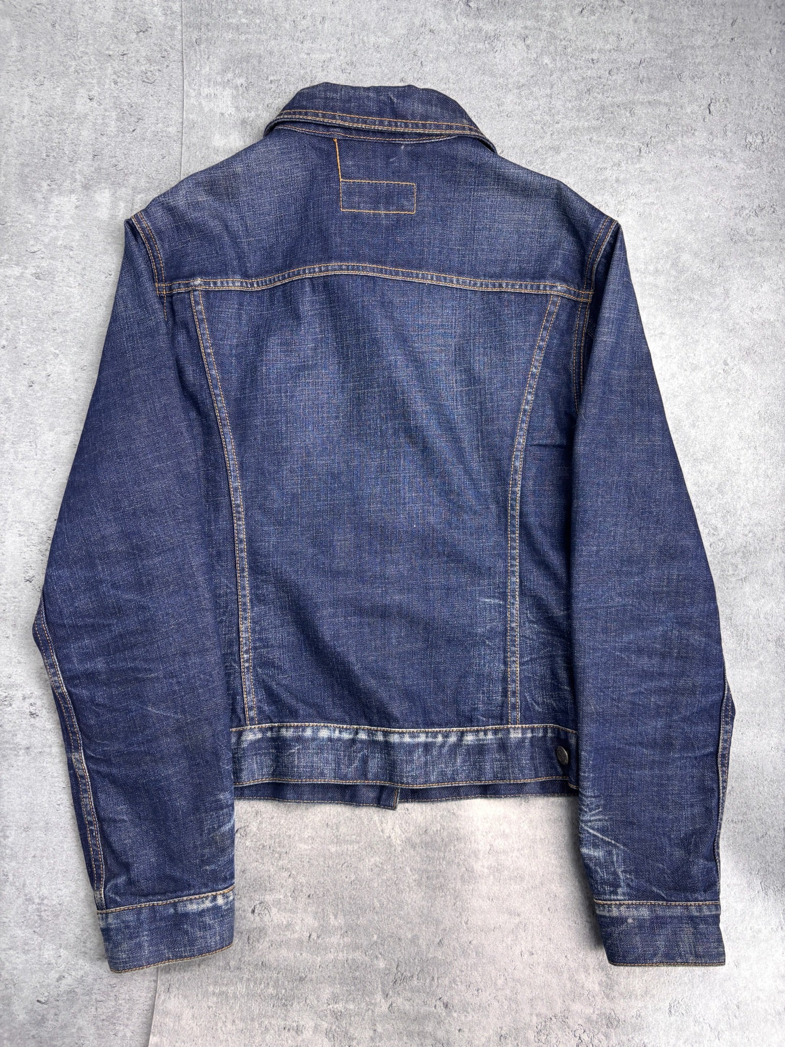 MARLBORO CLASSICS VINTAGE 2000S DENIM TRUCKER JACKET KURTKA JEANSOWA KATANA Y2K