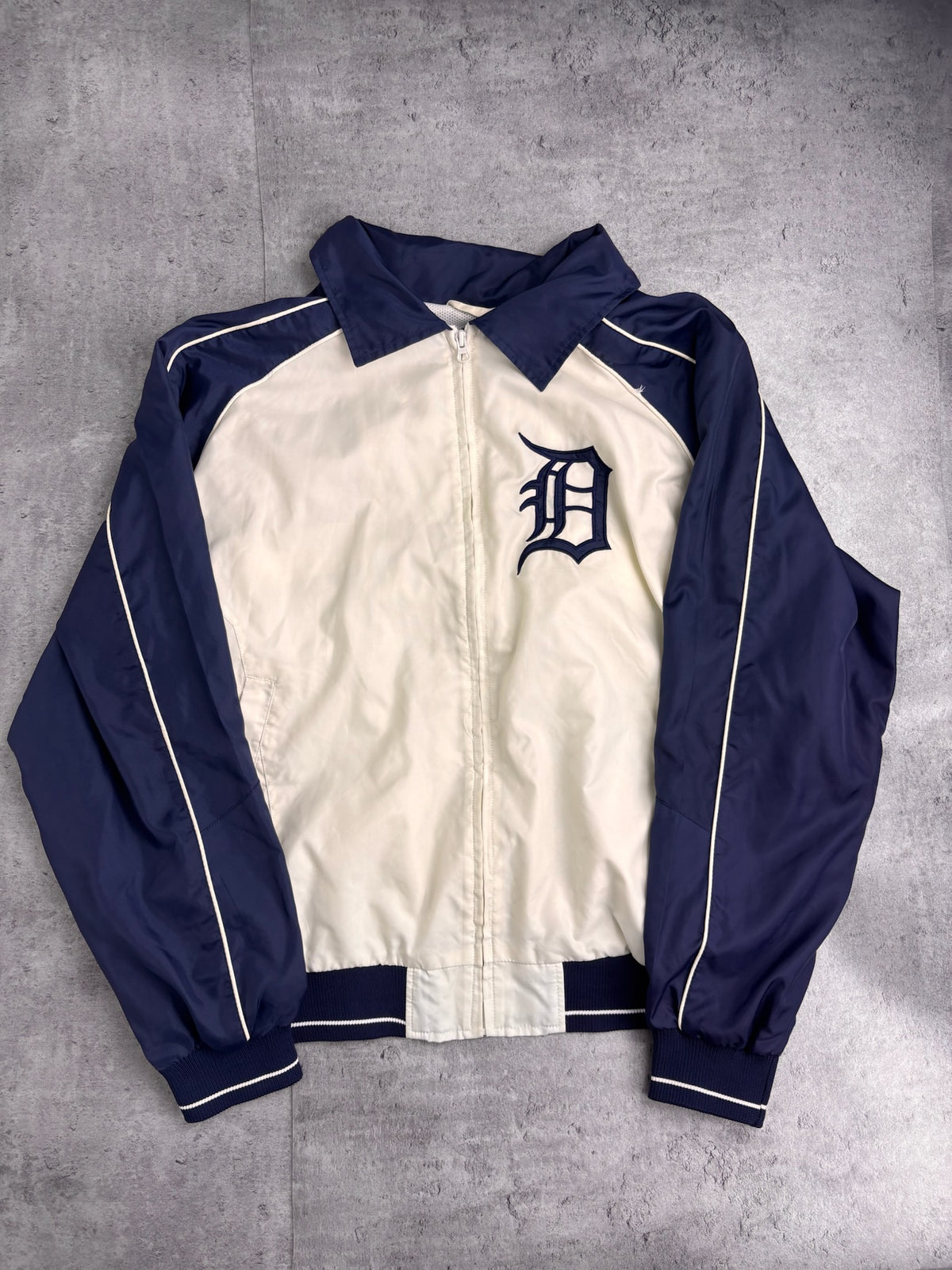 DETROIT TIGERS Y2K 2000S G-III SPORTS VINTAGE WINDBREAKER TRACKSUIT JACKET KURTKA SPORTOWA MLB BASEBALL