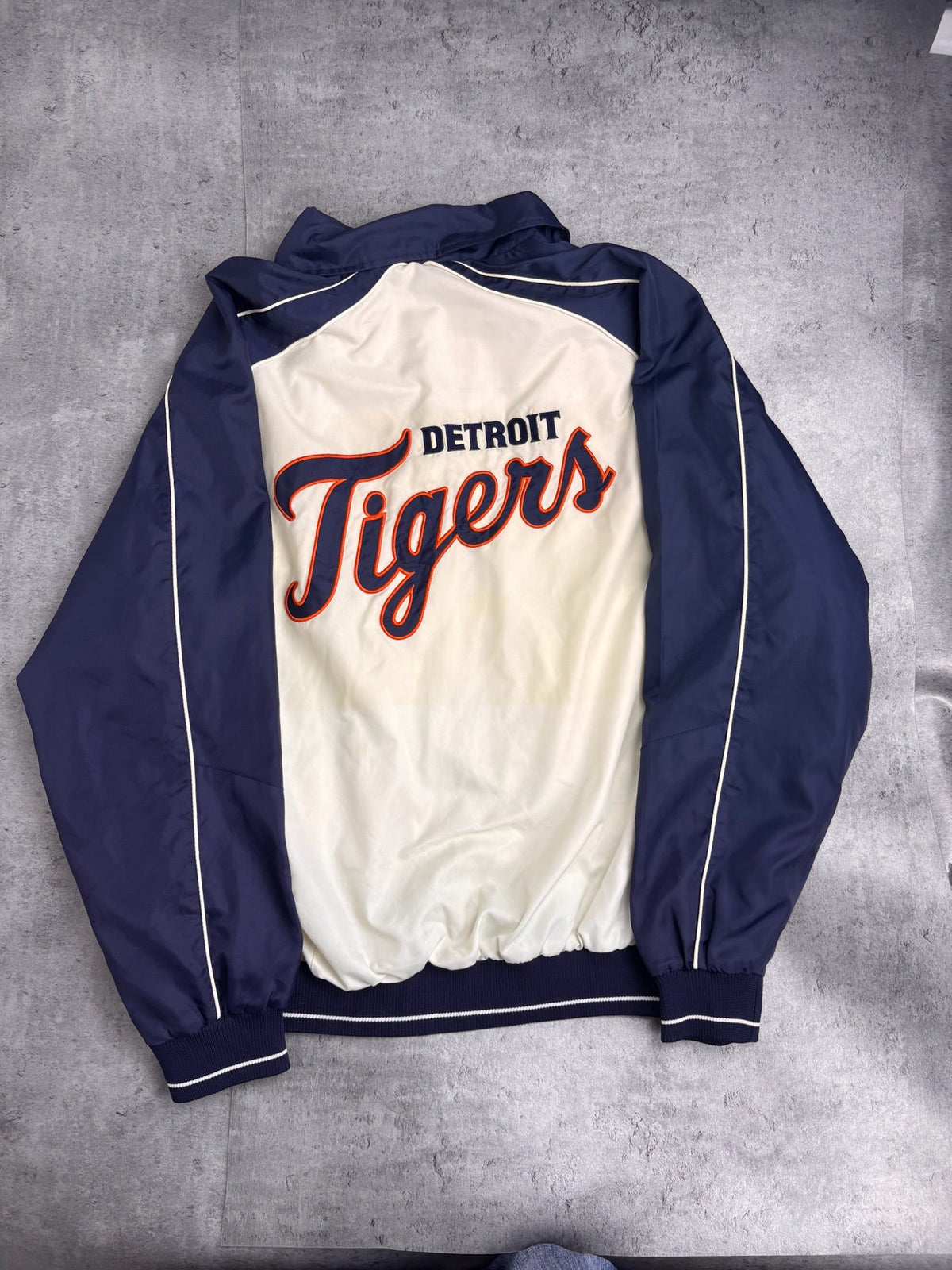 DETROIT TIGERS Y2K 2000S G-III SPORTS VINTAGE WINDBREAKER TRACKSUIT JACKET KURTKA SPORTOWA MLB BASEBALL