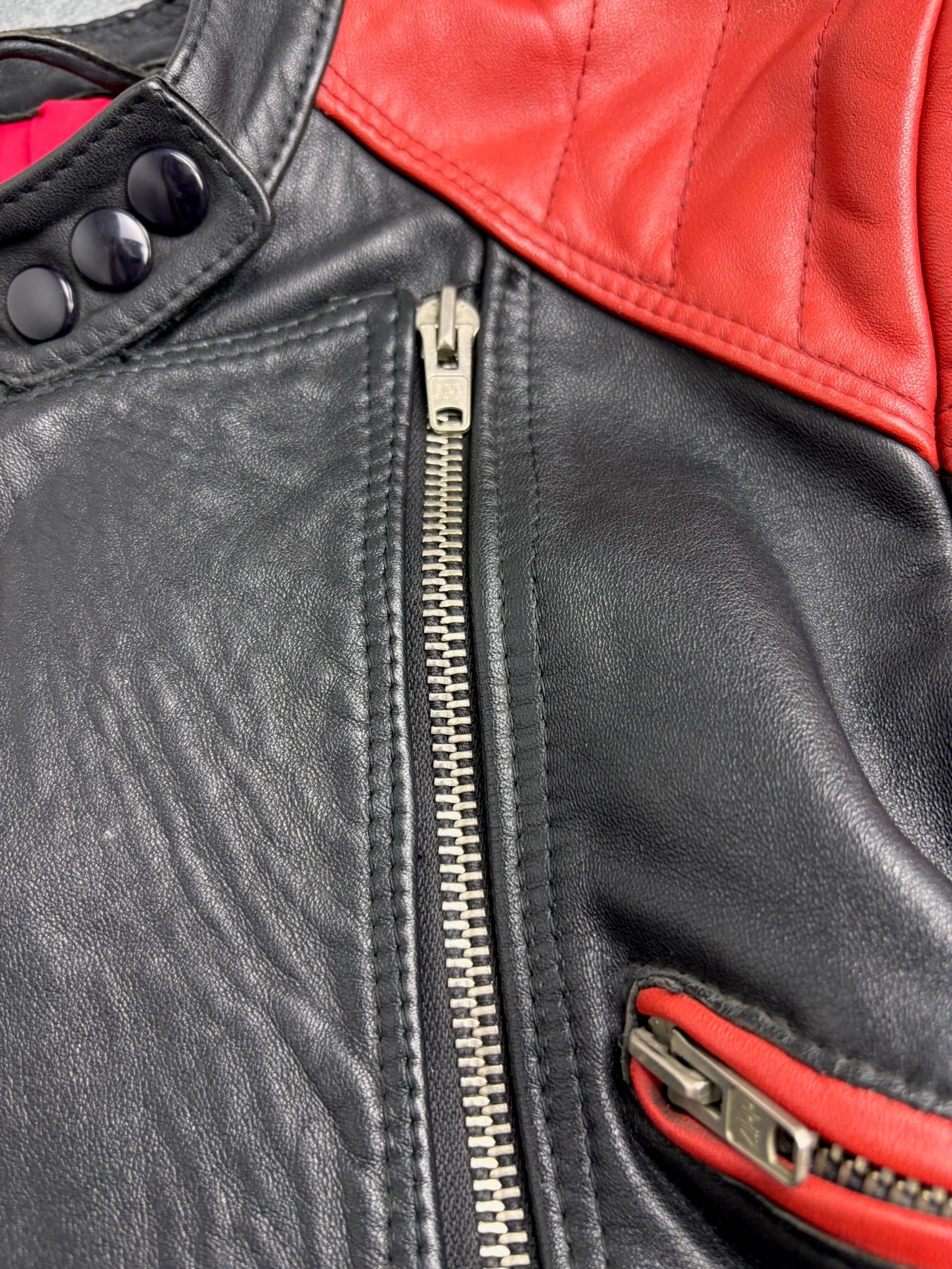 2000S HONDA RACING RARE LEATHER BOMBER JACKET HEAVYWEIGHT VINTAGE MOTOCYCLE NA MOTOR KURTKA SKÓRZANA