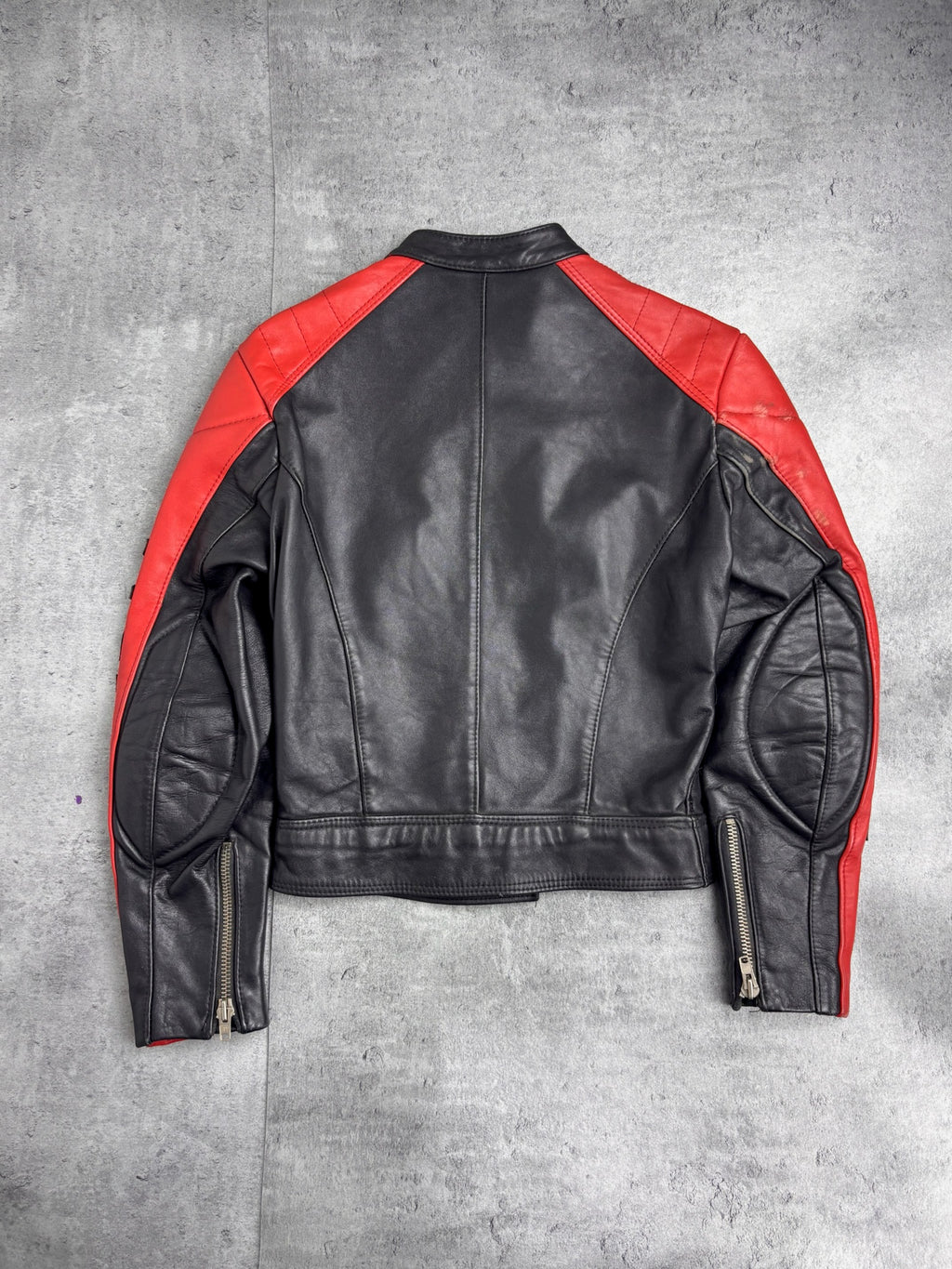 2000S HONDA RACING RARE LEATHER BOMBER JACKET HEAVYWEIGHT VINTAGE MOTOCYCLE NA MOTOR KURTKA SKÓRZANA