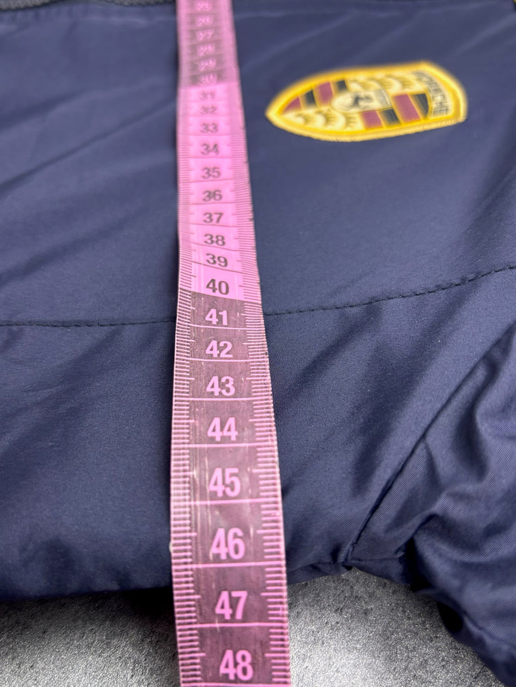 PORSCHE OFFICIALY LICENSED REVERSIBLE RACING JACKET SPELLOUT BOMBER KURTKA VINTAGE Y2K WYŚCIGOWA
