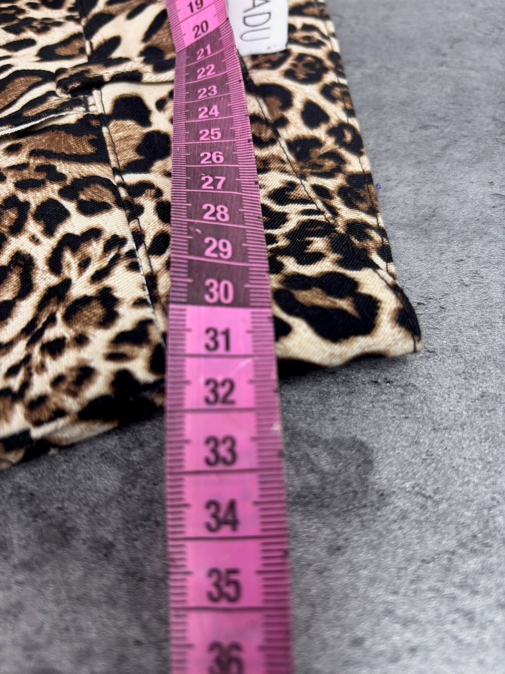 ANA RADU MSRP €450 NEW FLARED PANTS ANIMAL PRINT SPODNIE DZWONY W PANTERKĘ RARE