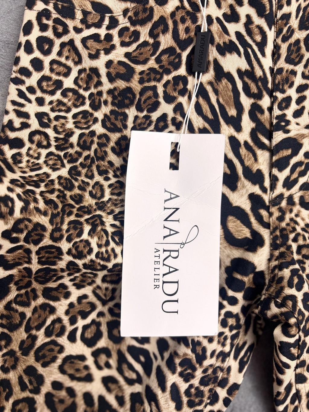 ANA RADU MSRP €450 NEW FLARED PANTS ANIMAL PRINT SPODNIE DZWONY W PANTERKĘ RARE