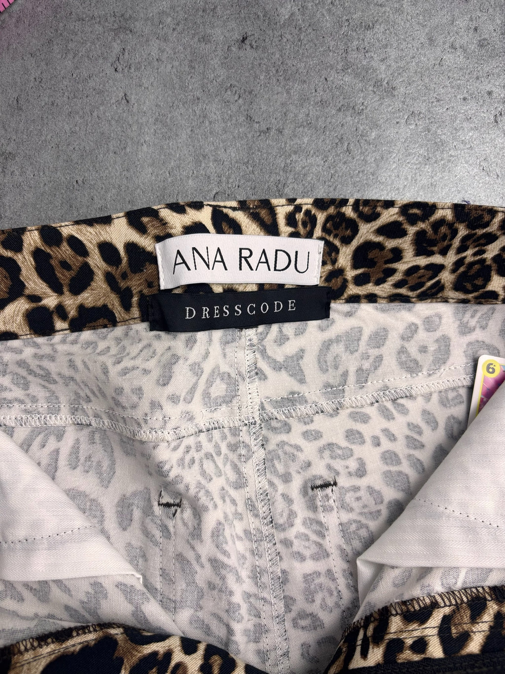 ANA RADU MSRP €450 NEW FLARED PANTS ANIMAL PRINT SPODNIE DZWONY W PANTERKĘ RARE