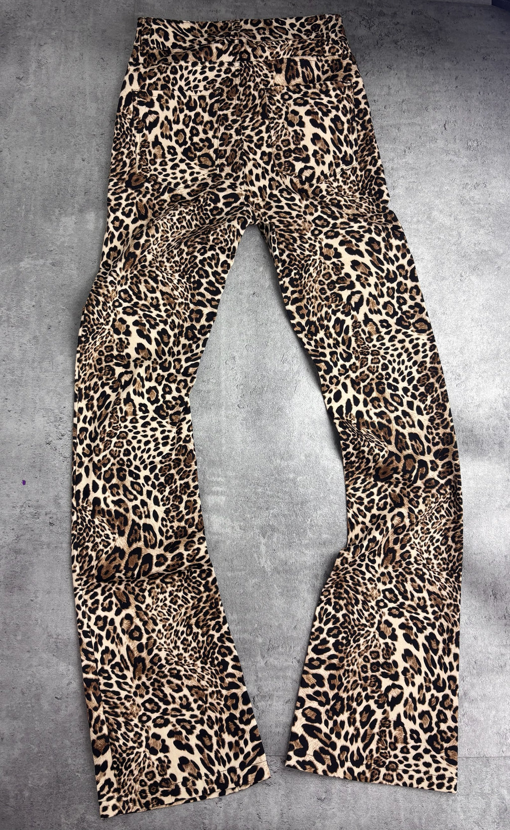 ANA RADU MSRP €450 NEW FLARED PANTS ANIMAL PRINT SPODNIE DZWONY W PANTERKĘ RARE