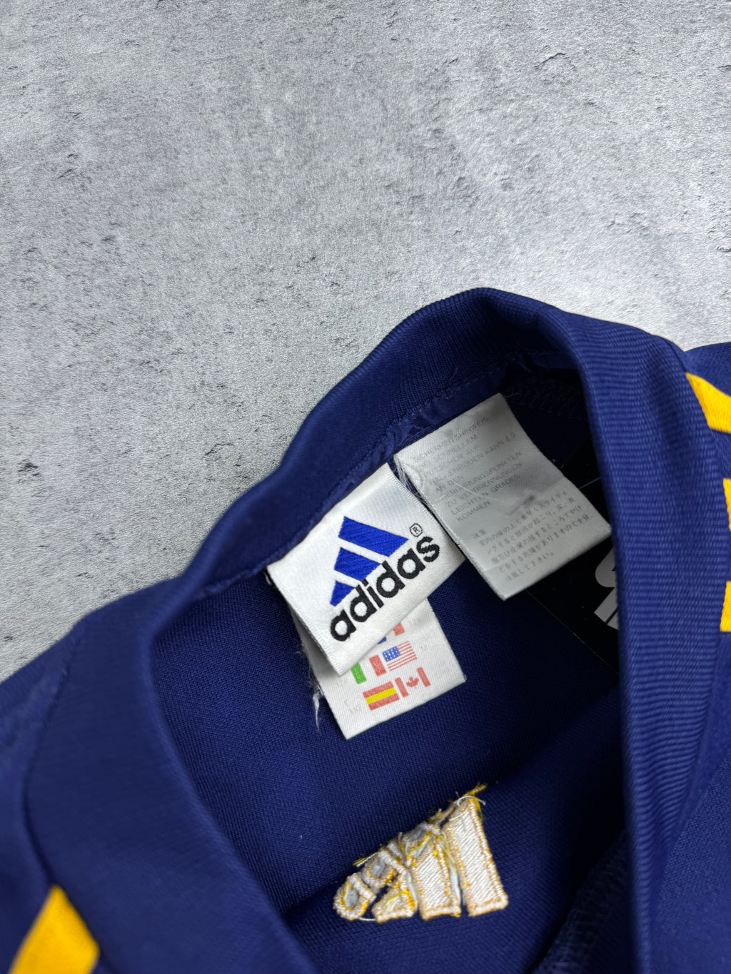2000-01 Ajax Amsterdam Vintage Bluza Adidas Crewneck Piłkarska Soccer Crewneck