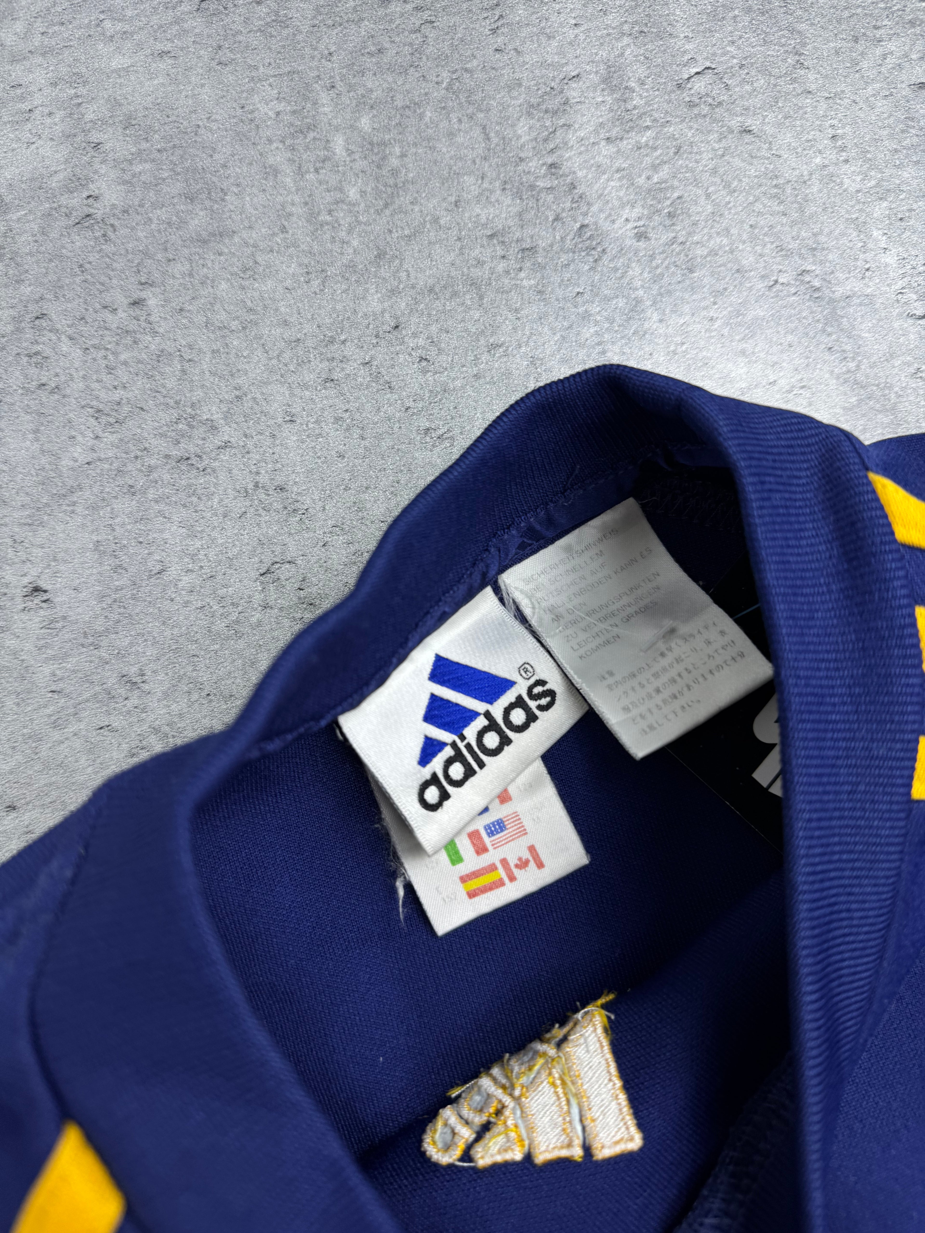 2000-01 Ajax Amsterdam Vintage Bluza Adidas Crewneck Piłkarska Soccer Crewneck
