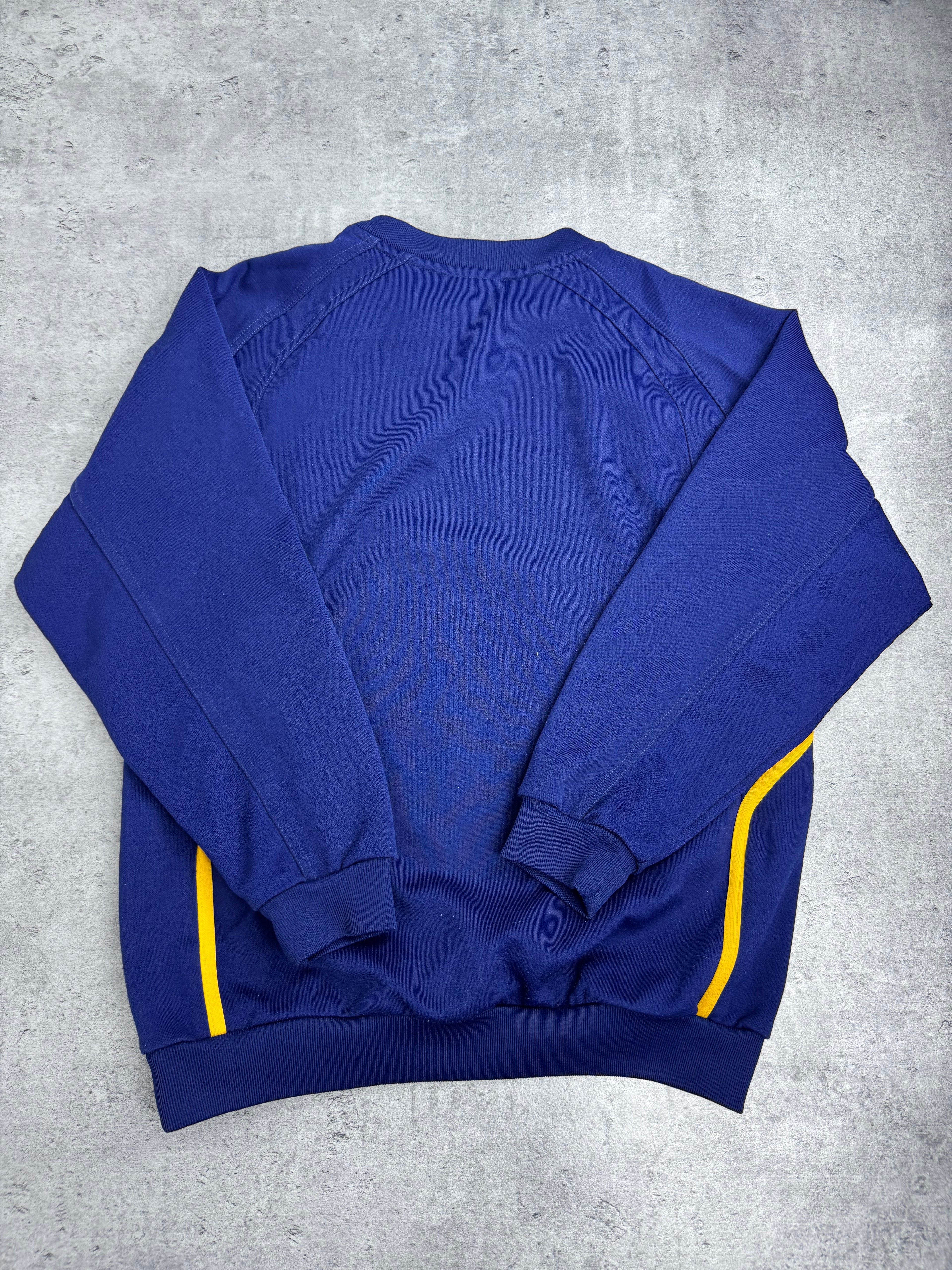 2000-01 Ajax Amsterdam Vintage Bluza Adidas Crewneck Piłkarska Soccer Crewneck