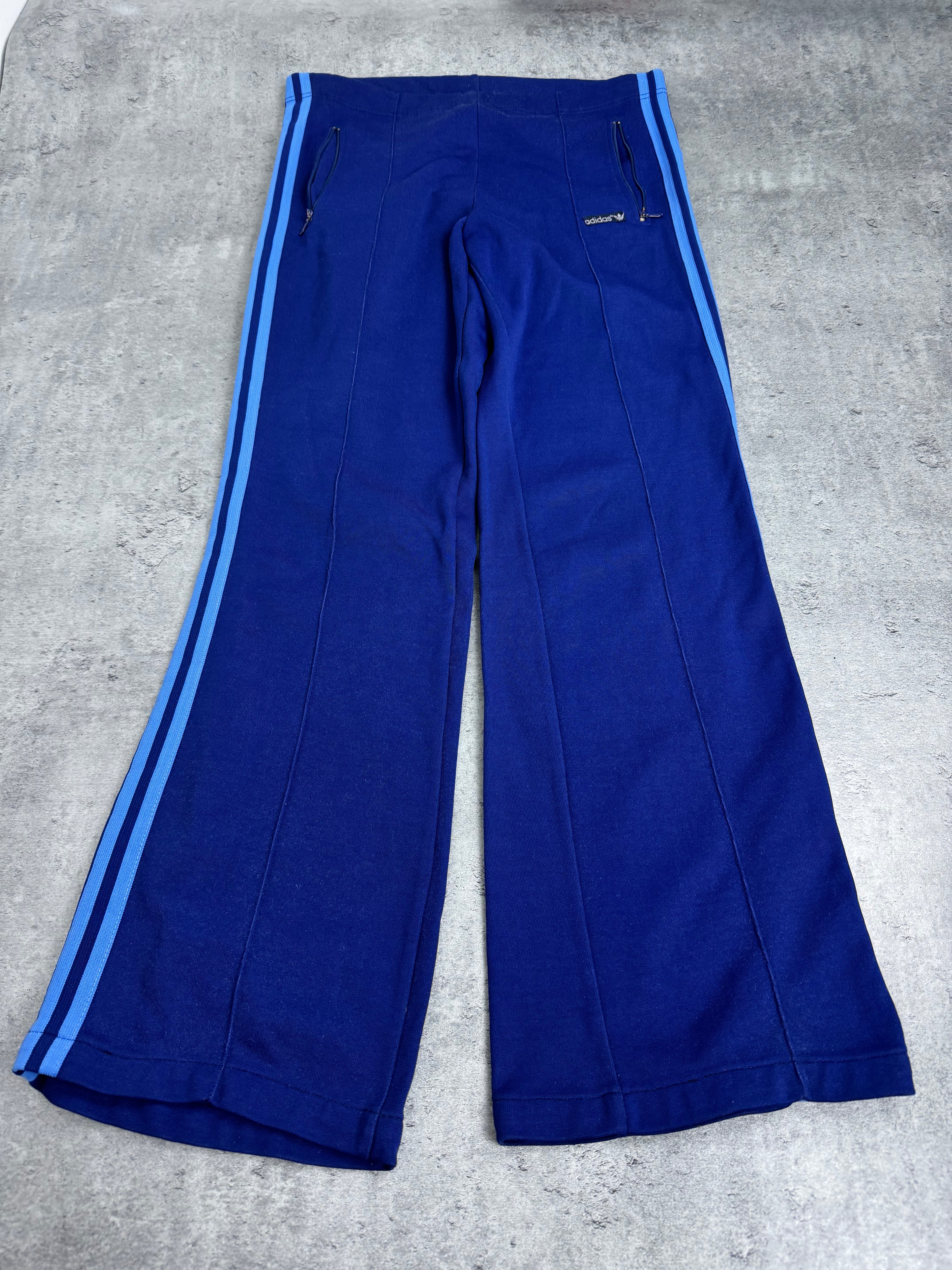 Adidas 70s True Vintage lata 70 Dzwony Spodnie Dresowe Tracksuit Pants Poszerzane Bootcut