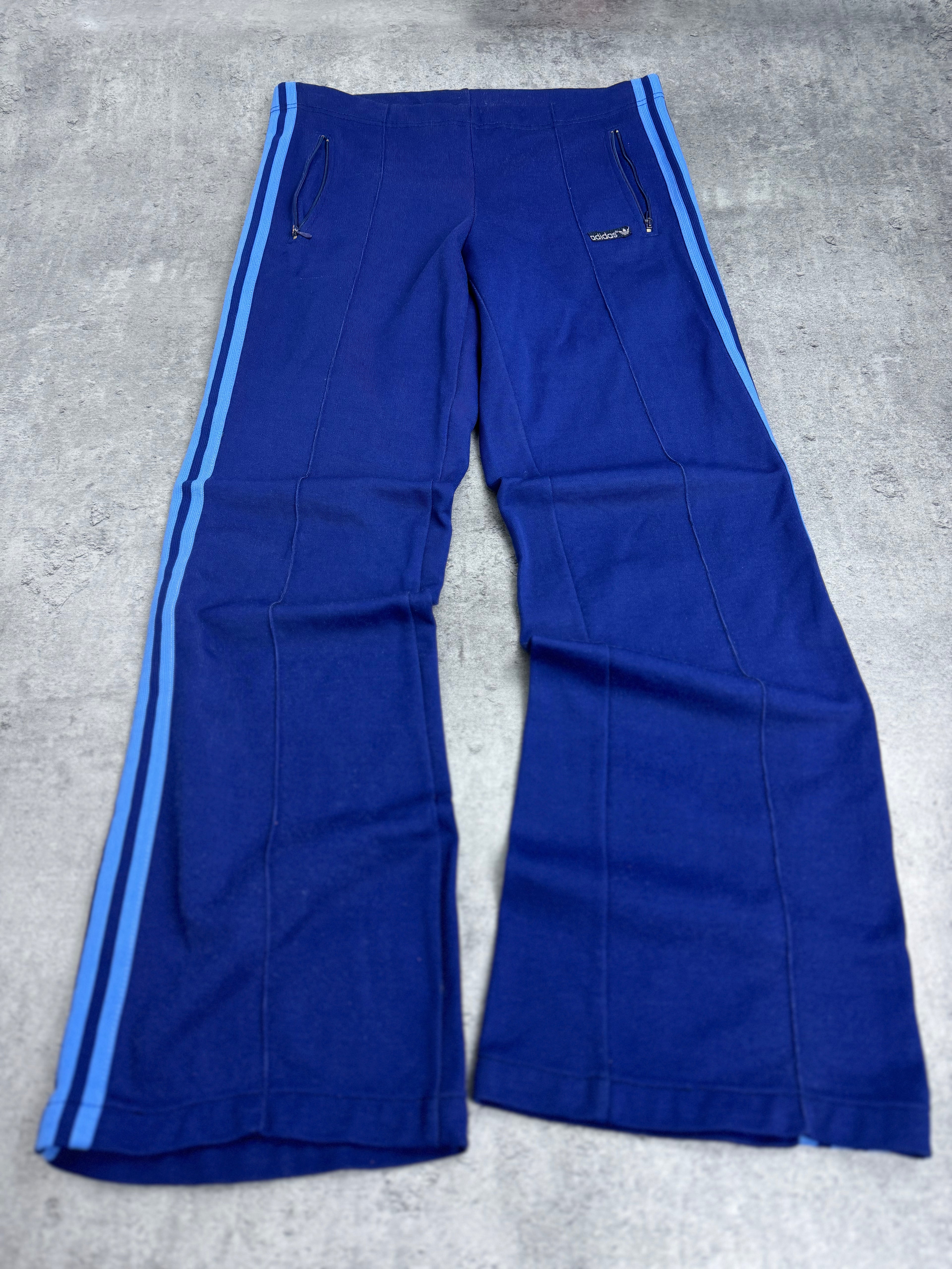 Adidas 70s True Vintage lata 70 Dzwony Spodnie Dresowe Tracksuit Pants Poszerzane Bootcut
