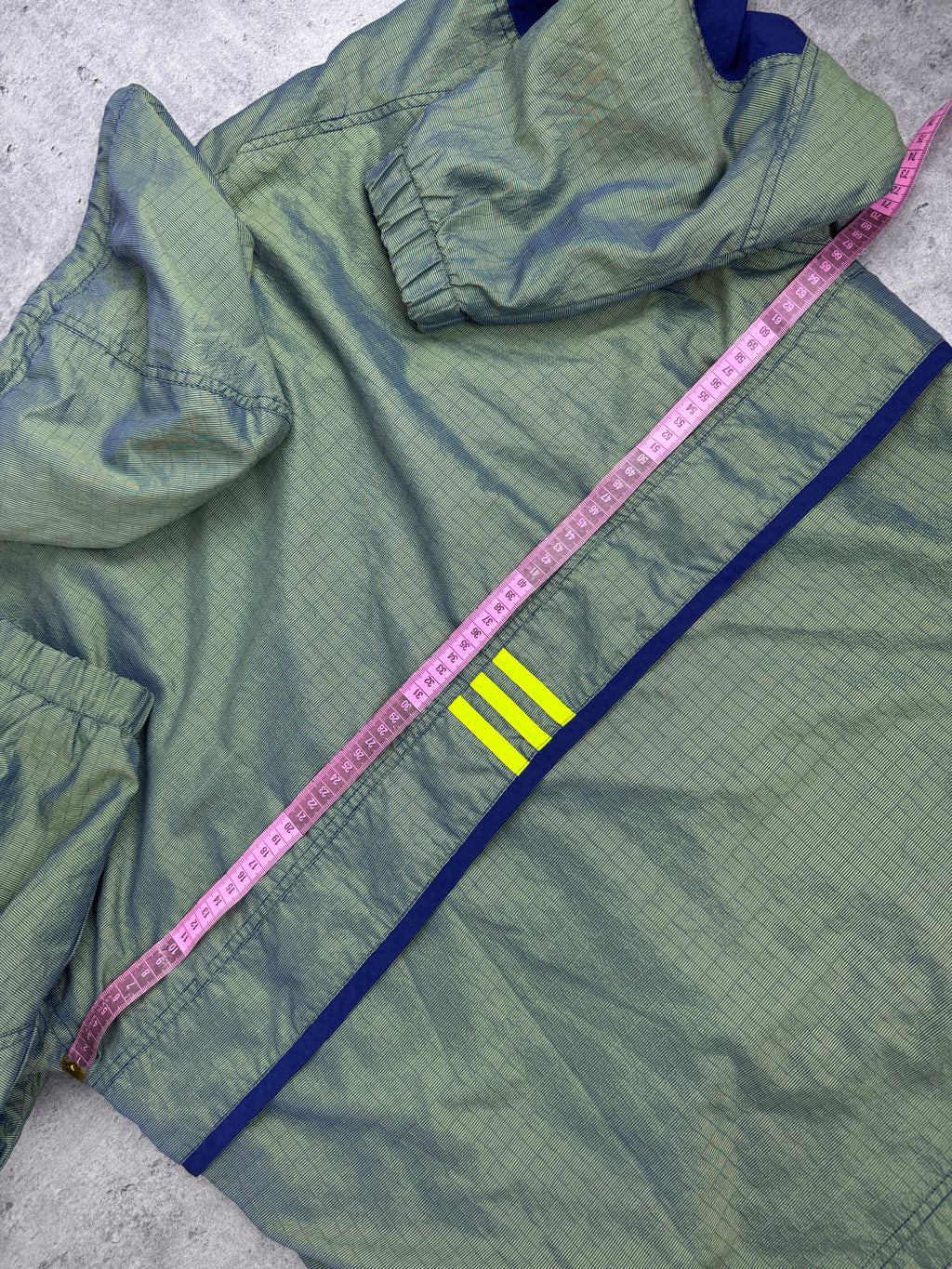 Adidas 90s Oldschool Green Jacket Windbreaker Kurtka Wiatrówka Vintage