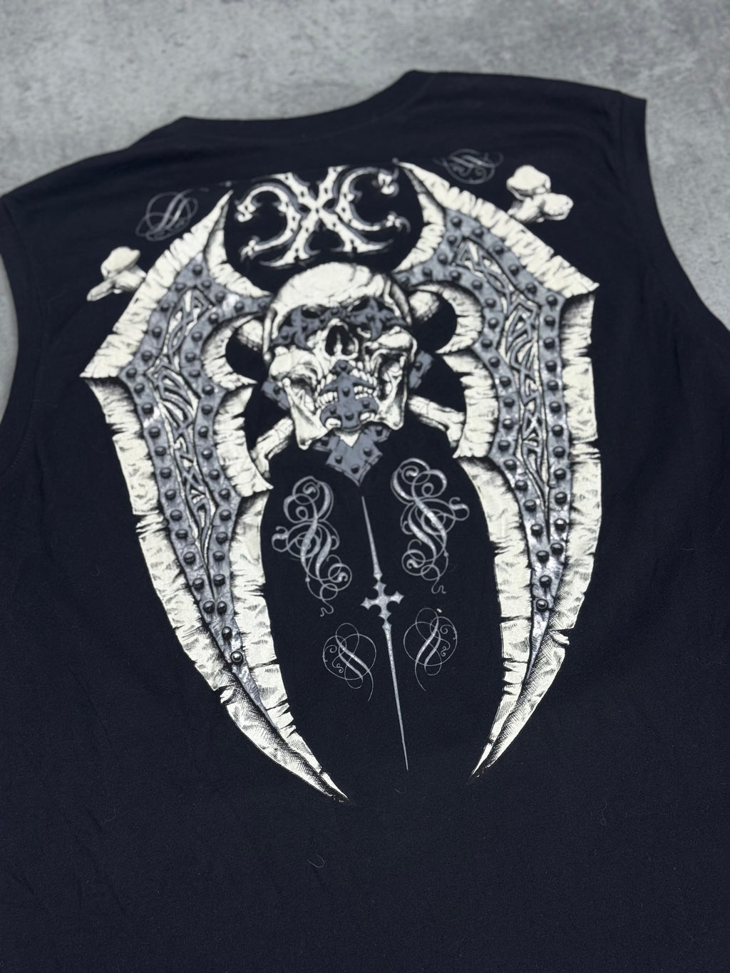Xtreme Couture Y2K Tank Top Koszulka bez Rękawów Bokserka Podkoszulek Vintage 2000s