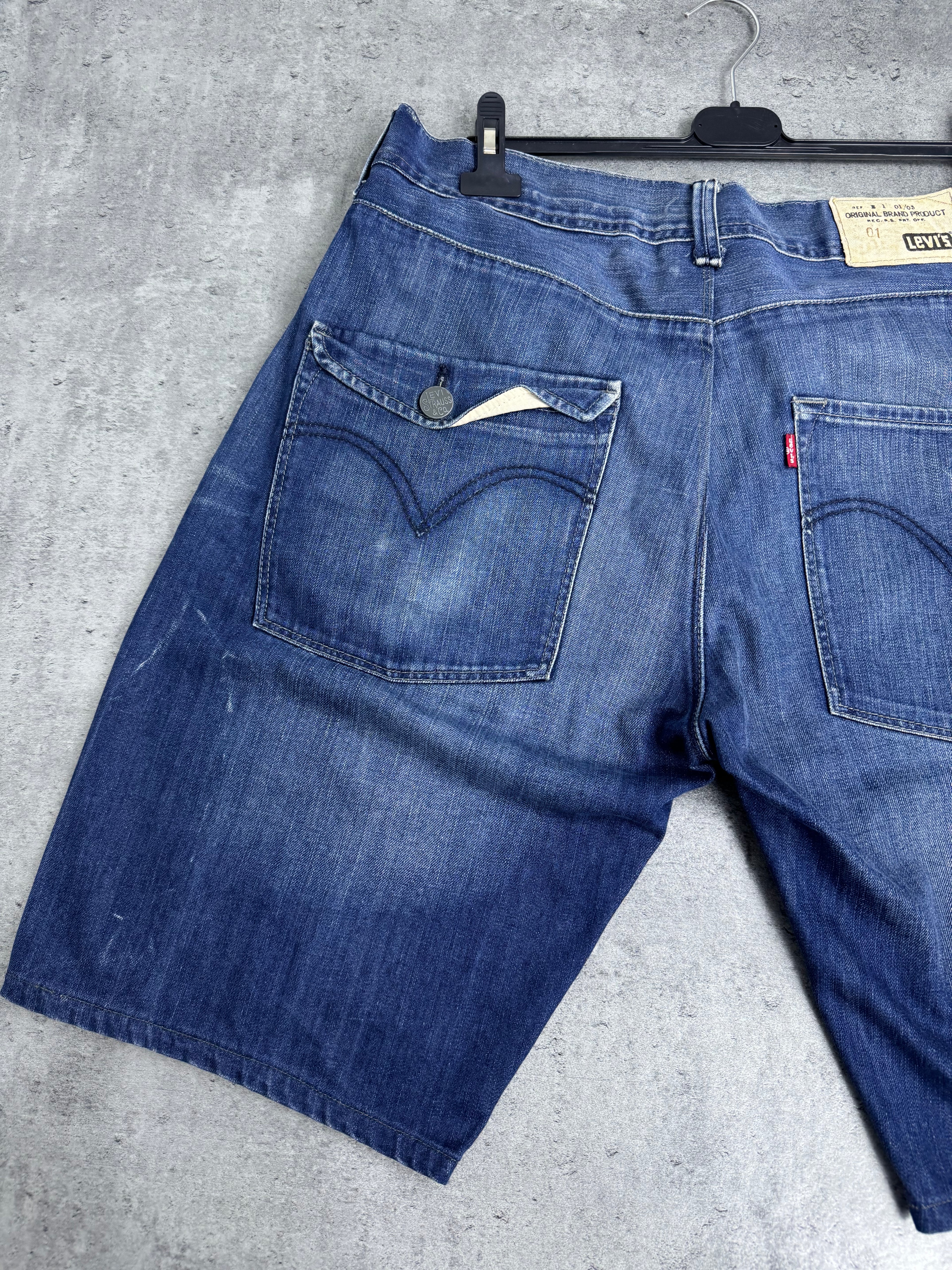 Levi’s 2000s y2k Baggy Jorts Spodenki  Jeansowe Denim 2000s