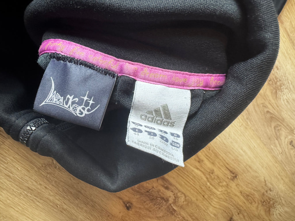 Rework unikat 1/1: Bluza Adidas Skrzydła i Złote Zapięcia w stylu chińskim (Y2K/Cyber)