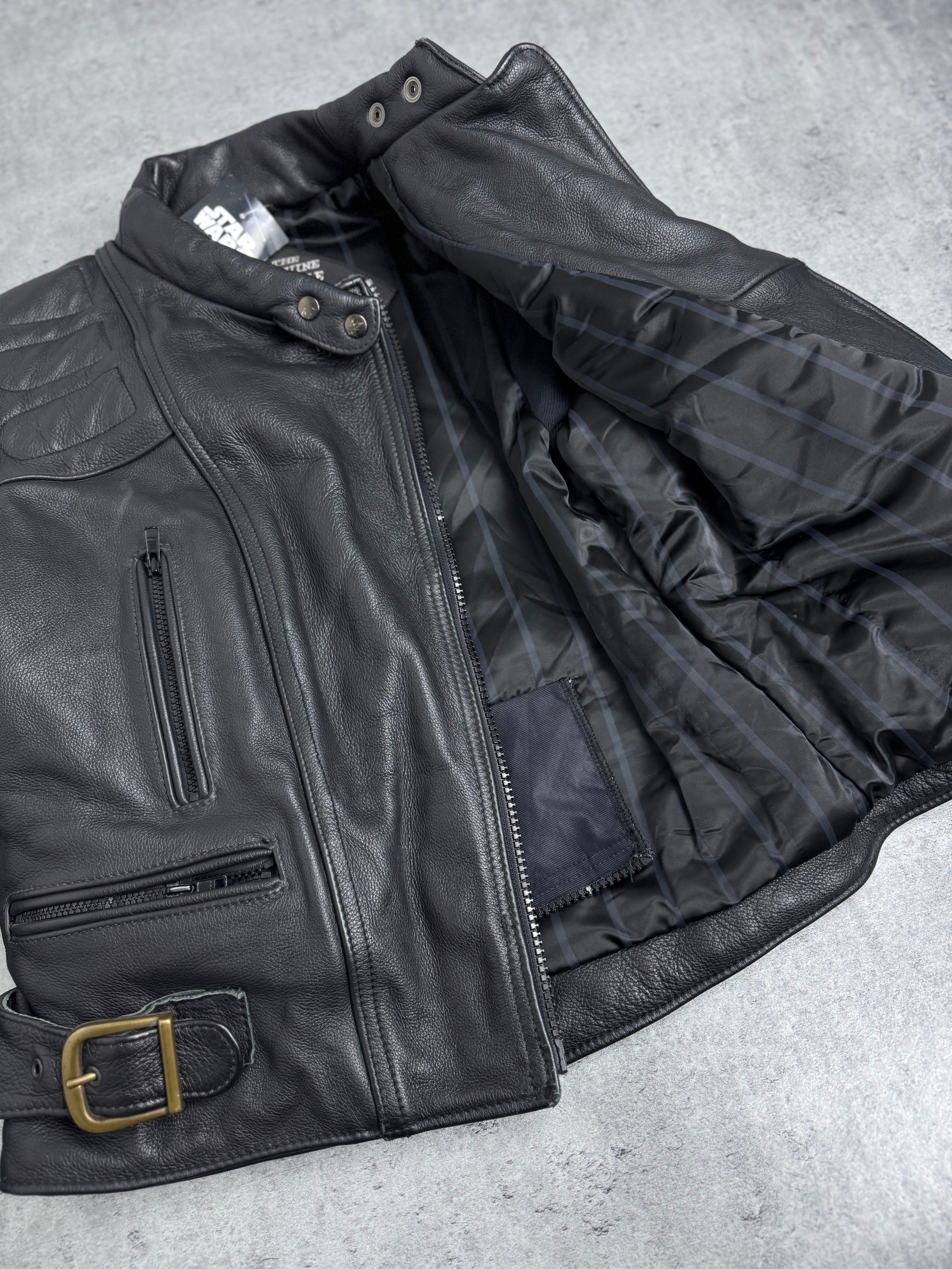 Made in UK Ramoneska Scott Leathers Kurtka Skórzana Motocyklowa Vintage 90s Bomberka Punk Rock