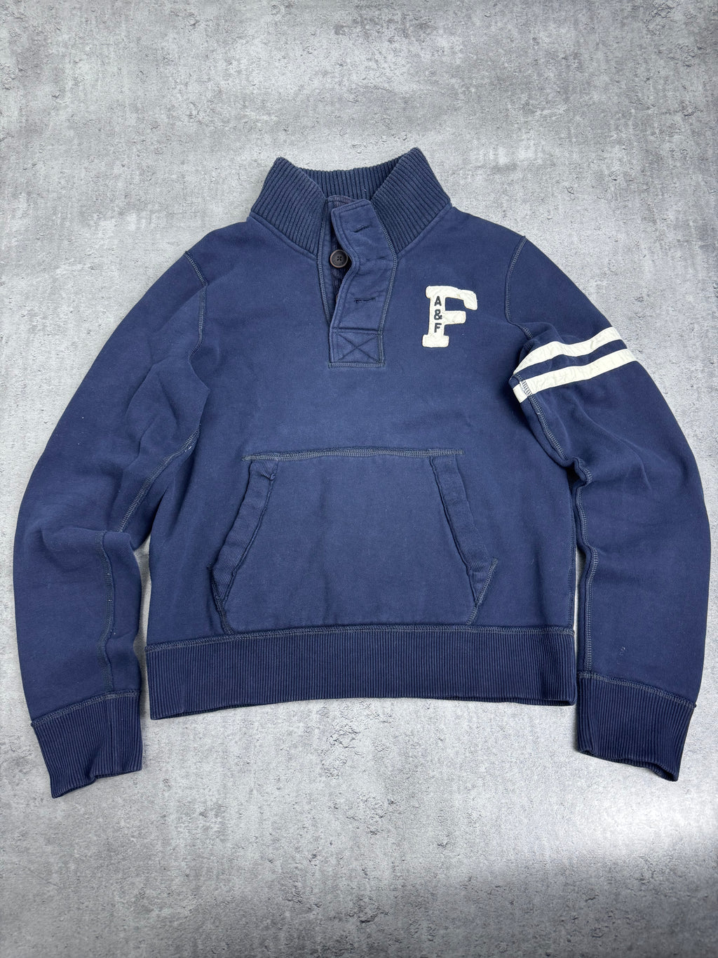 Abercrombie & fitch Classic American Rugby Style Sweater Bluza y2k Surfing College Oxford