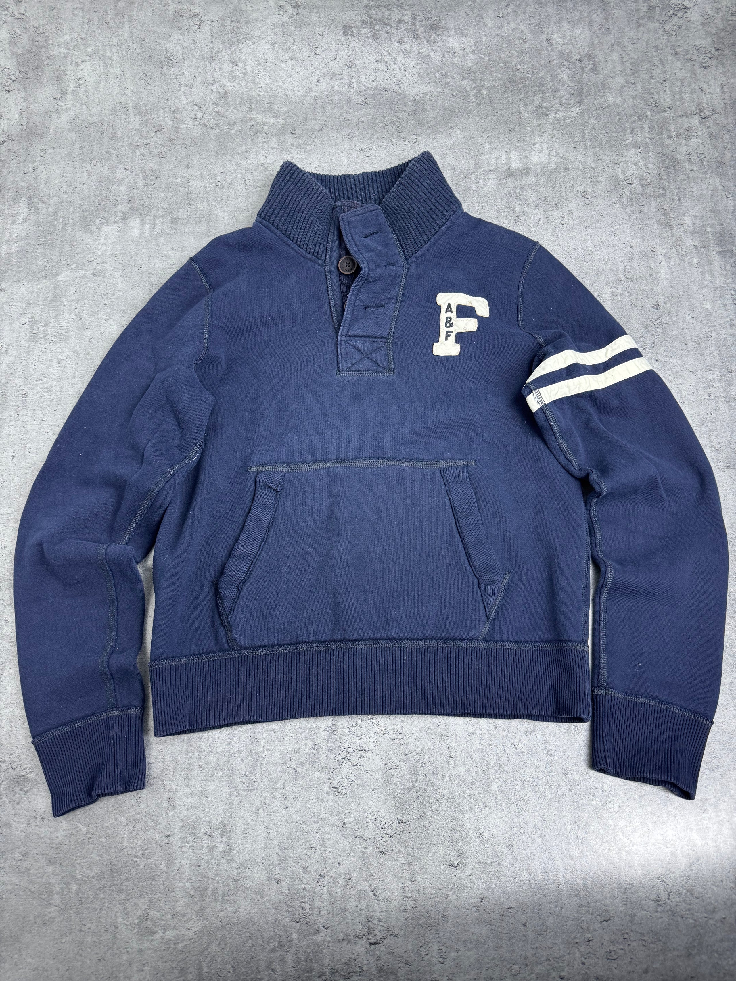Abercrombie & fitch Classic American Rugby Style Sweater Bluza y2k Surfing College Oxford