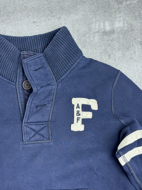 Abercrombie & fitch Classic American Rugby Style Sweater Bluza y2k Surfing College Oxford
