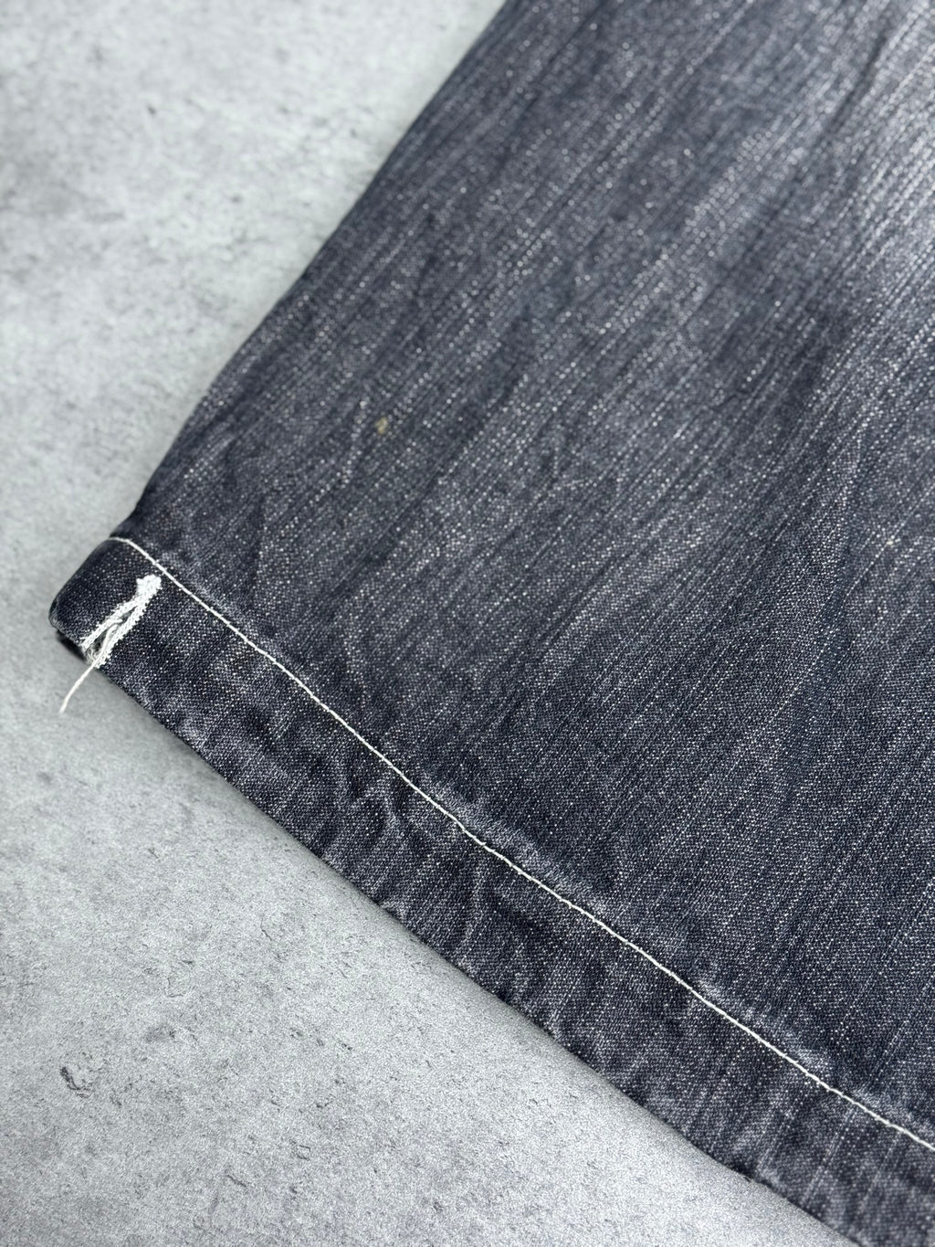 Miskeen Vintage Y2K Shorts Baggy Jorts Denim Jean Spodenki Jeansowe Długie HipHop Rap Skater All Over Print Hands