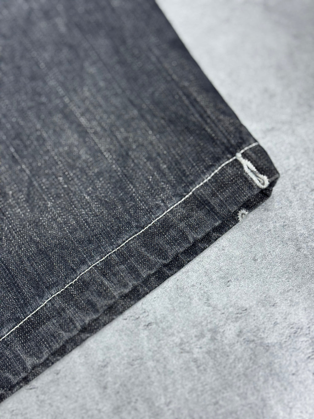 Miskeen Vintage Y2K Shorts Baggy Jorts Denim Jean Spodenki Jeansowe Długie HipHop Rap Skater All Over Print Hands