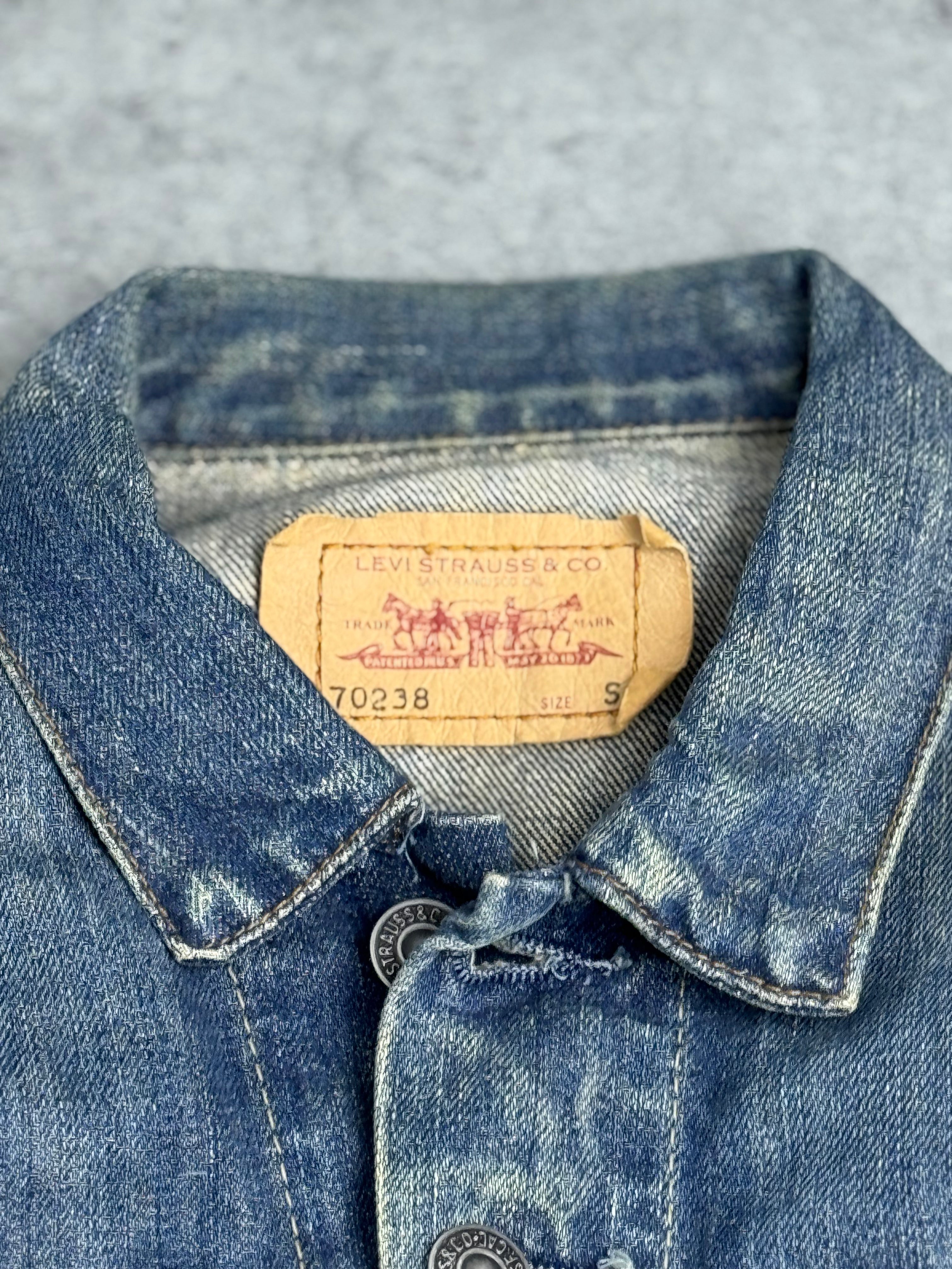 Levi’s Katana Kurtka Jeansowa Vintage Blue Navy Faded 2000s Kurtka Denim Jean Jacket Y2K&nbsp;