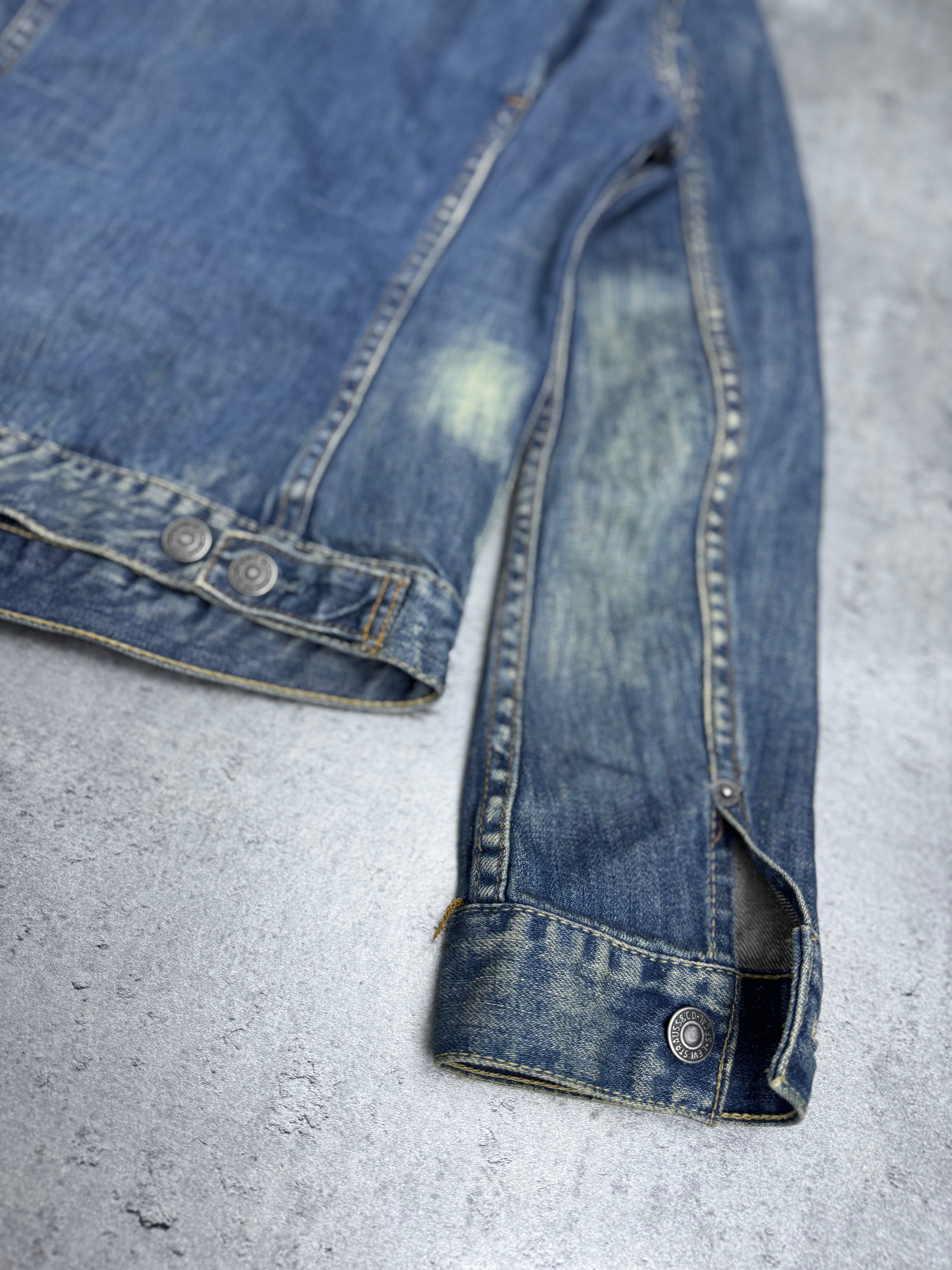 Levi’s Katana Kurtka Jeansowa Vintage Blue Navy Faded 2000s Kurtka Denim Jean Jacket Y2K&nbsp;
