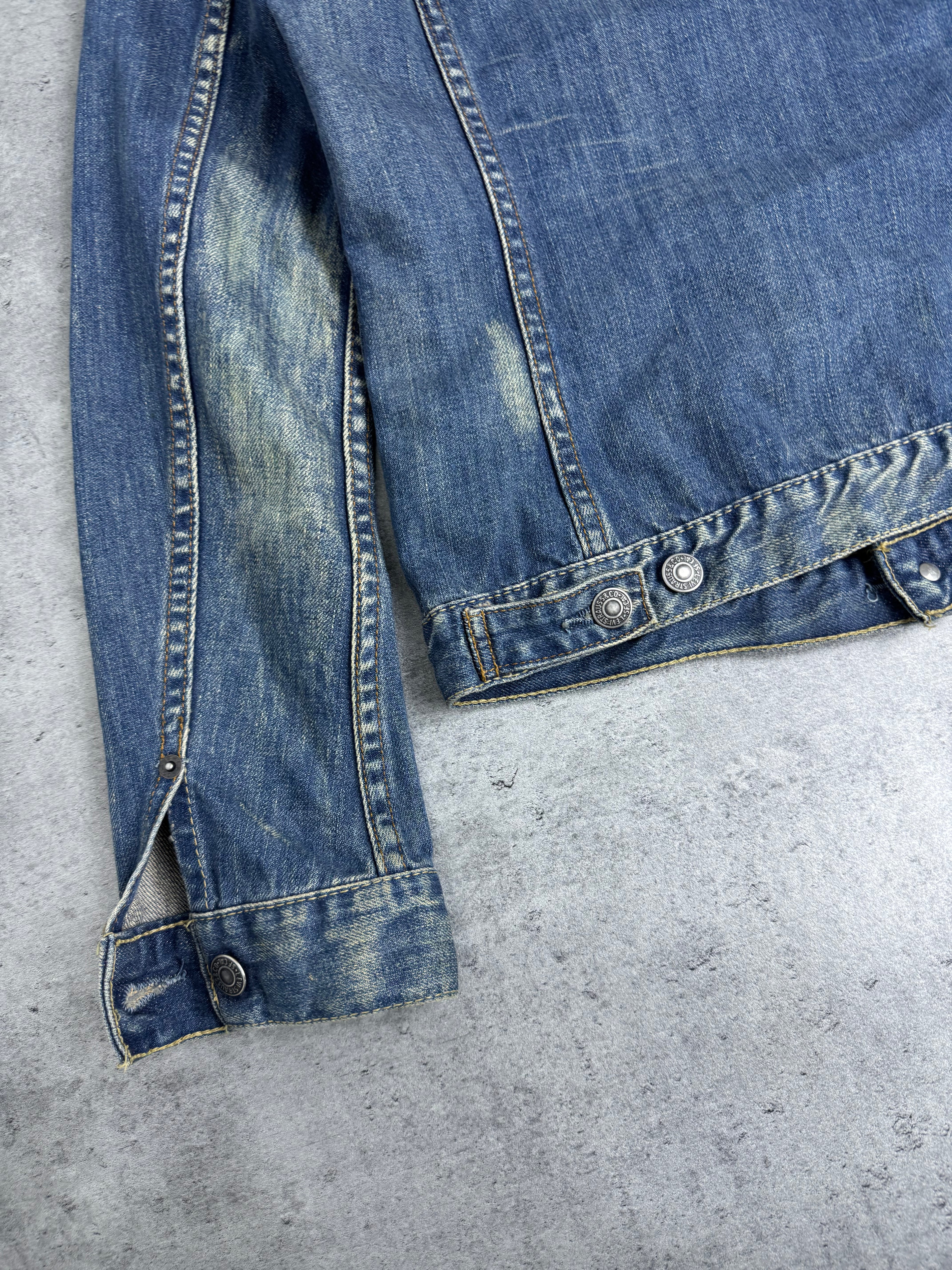Levi’s Katana Kurtka Jeansowa Vintage Blue Navy Faded 2000s Kurtka Denim Jean Jacket Y2K&nbsp;