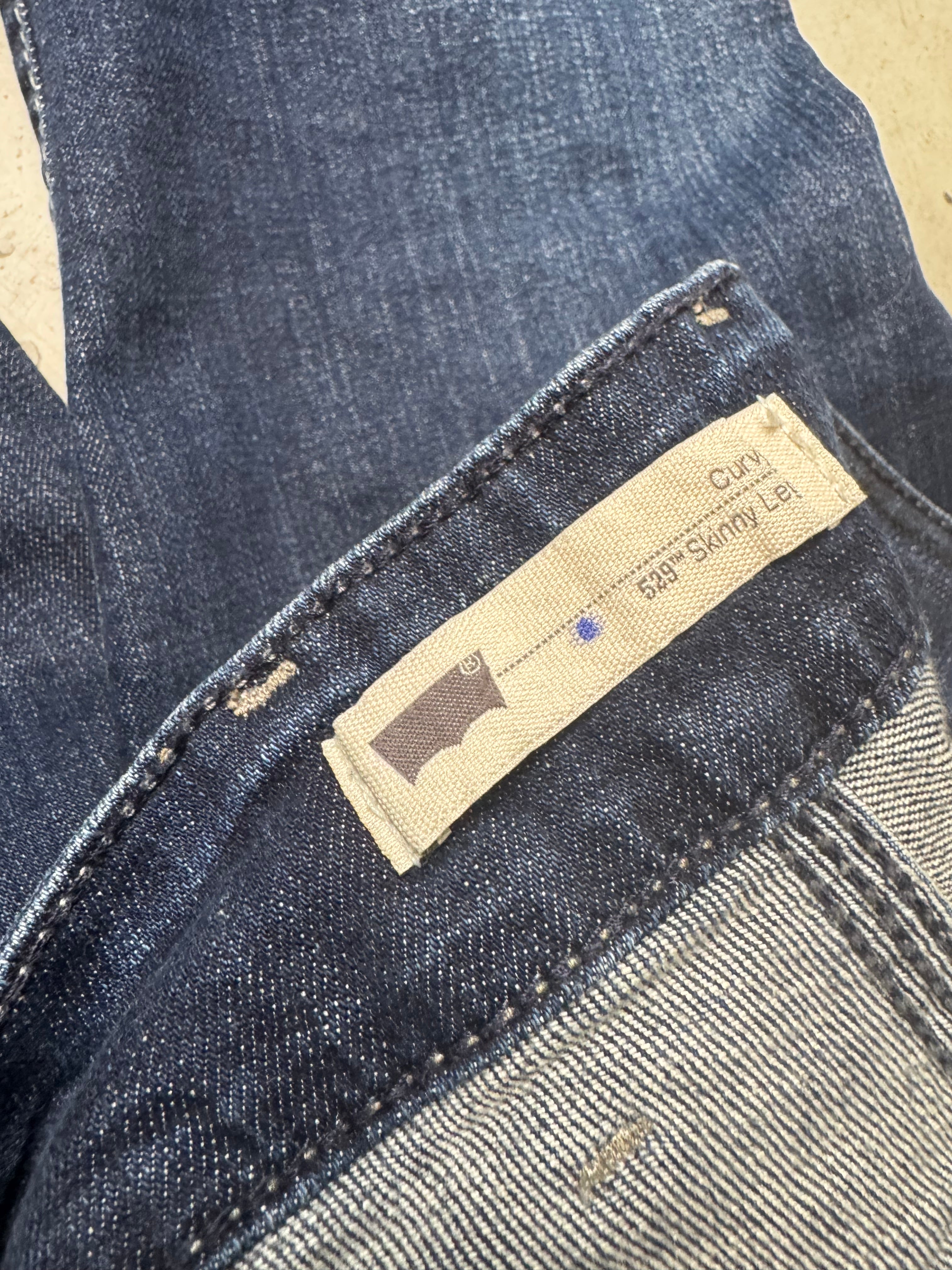 Levi’s Custom Flare Jeans – Painted Heart Detail