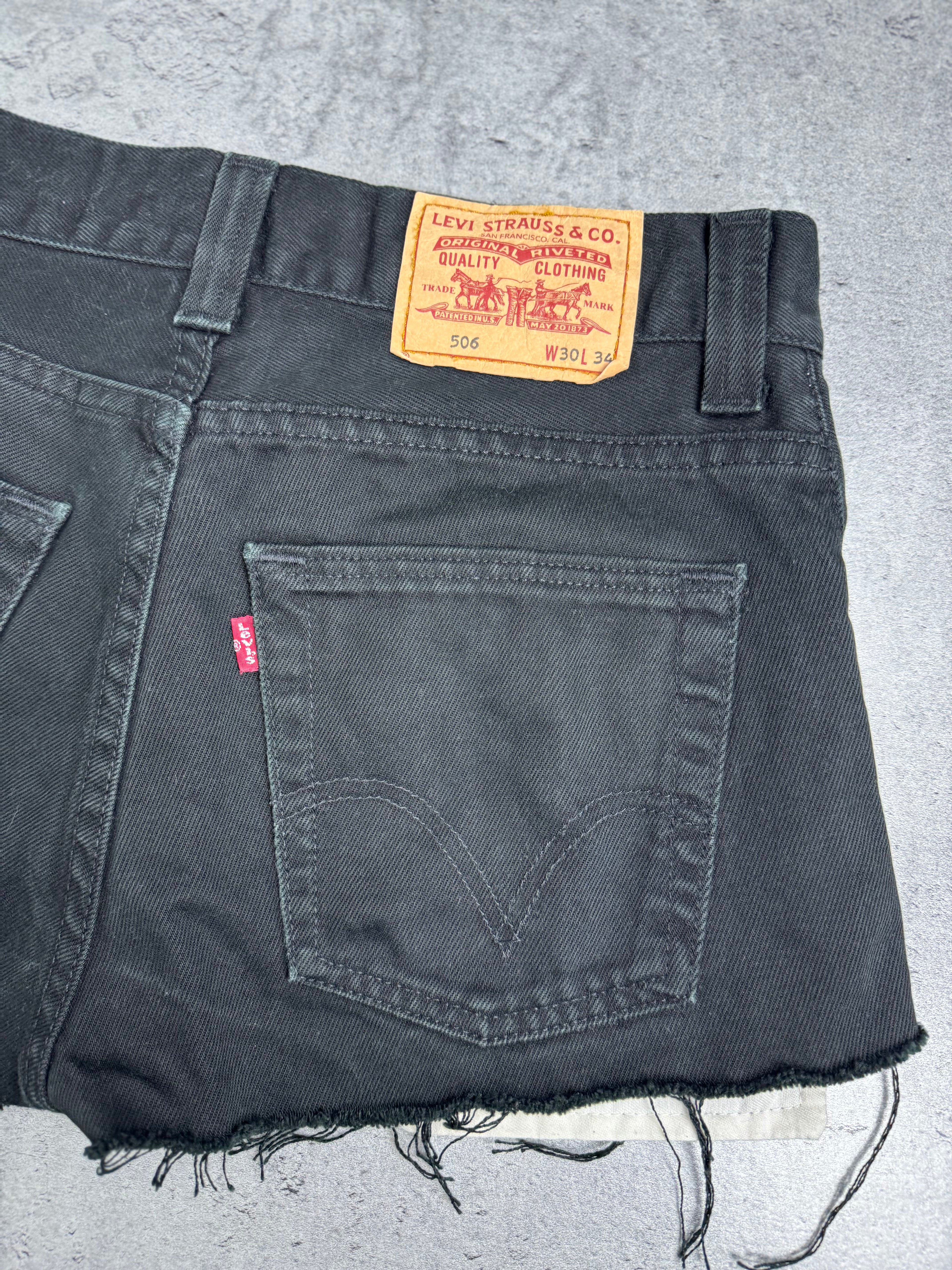 Levi’s Krótkie Spodenki Jeansowe Czarne na Lato Minimalistyczne Neutralne Mini