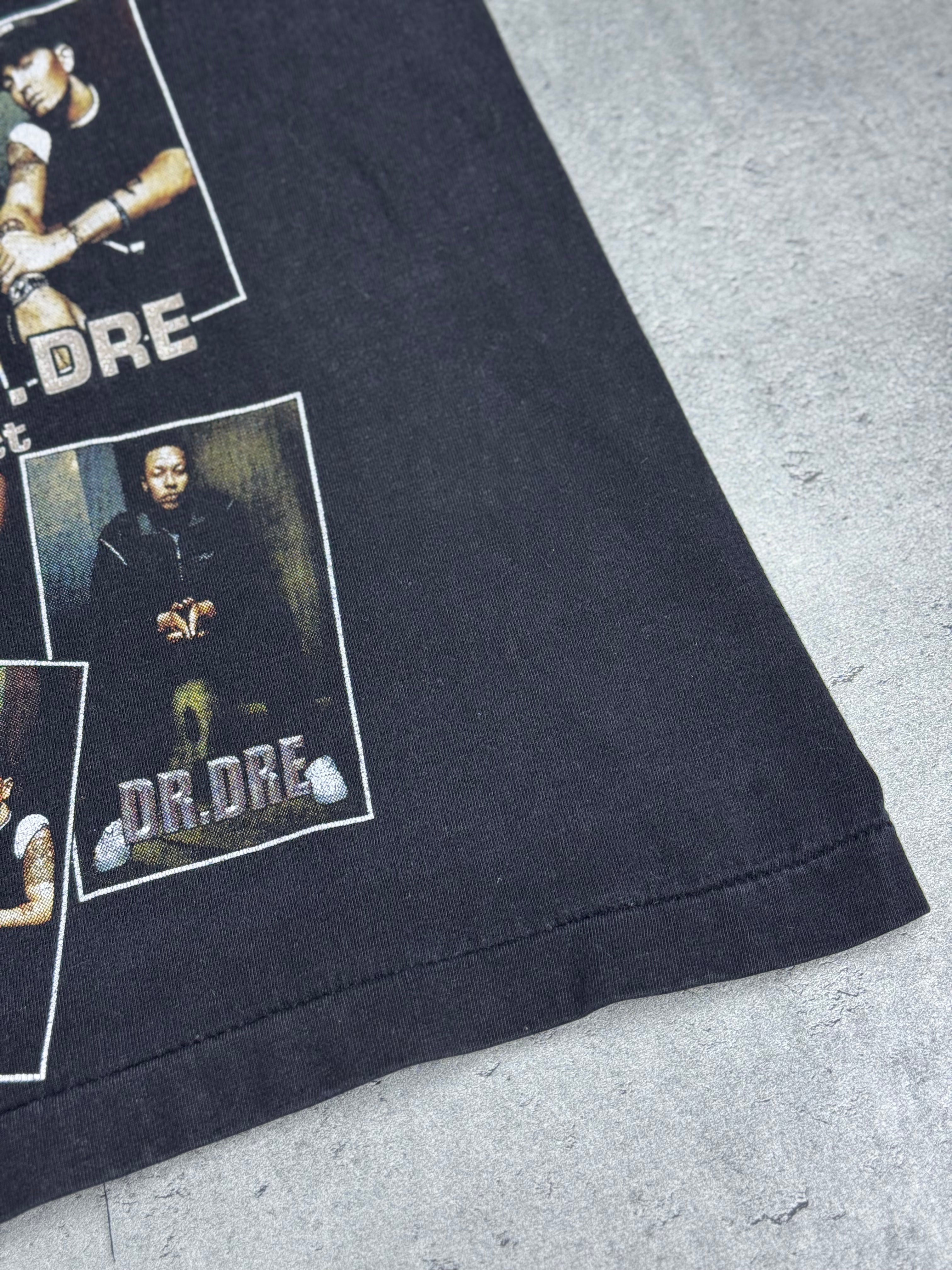 Collectible RARE EMINEM 50 CENT DR. DRE The Triple Threat Vintage Single Stitched Rap Graphic Tee Shirt Koszulka Z Nadrukiem