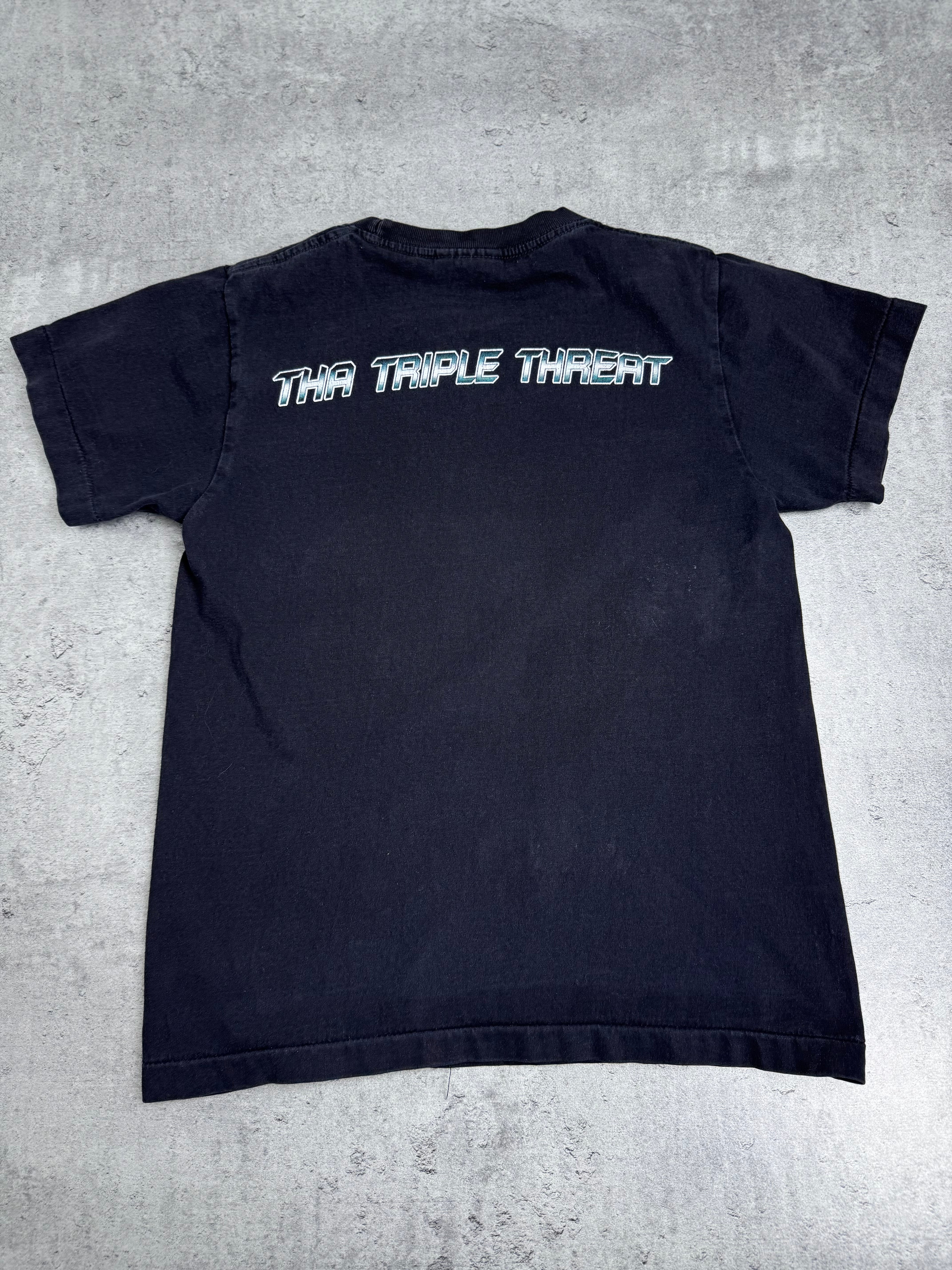 Collectible RARE EMINEM 50 CENT DR. DRE The Triple Threat Vintage Single Stitched Rap Graphic Tee Shirt Koszulka Z Nadrukiem